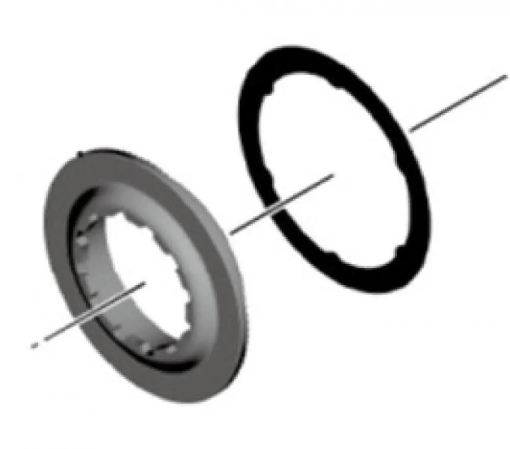 SHIMANO VERSCHLUSSRING M. U-SCHEIBE F. - Größe M, ca. 19 g, Radsport-Zubehör... 2/2