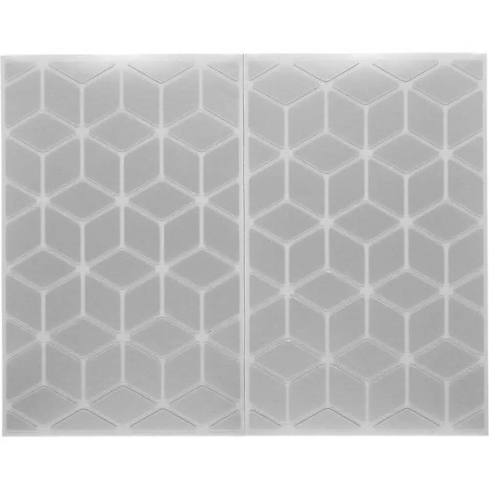 Procraft Reflektoren Sticker Set - Rauten Klein silber - mehr Sichtbarkeit im... 2/2
