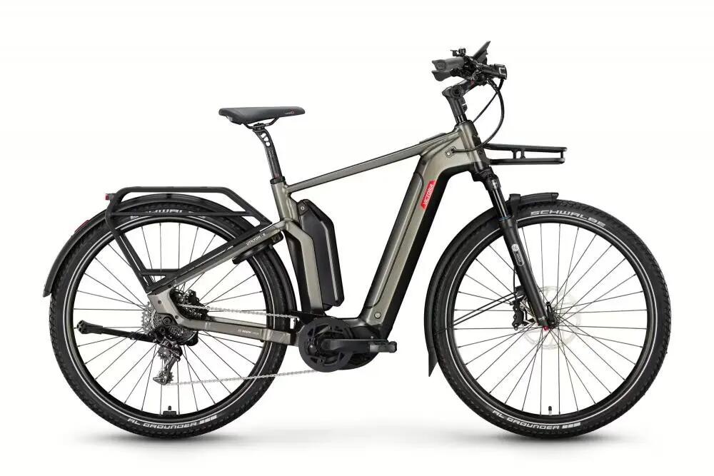 VICTORIA elektrische urbanfiets "UTILYON 6" (#1), unisex, 29", antracietgrijs, S 1/3
