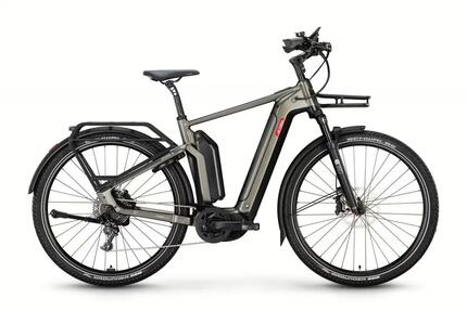 VICTORIA Vélo urbain électrique "UTILYON 6" (#1), unisexe, 29", gris anthracite,