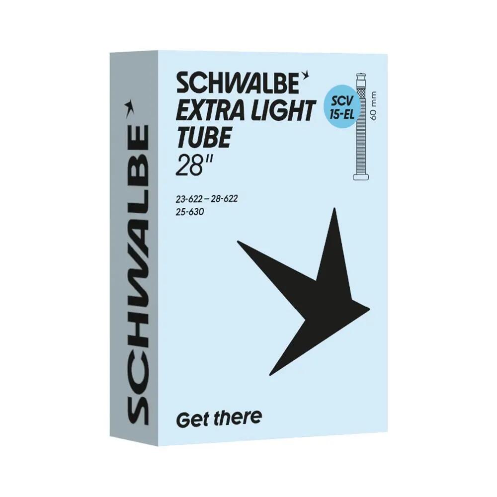 Schwalbe BINNENBAND SCV15 EXTRA LIGHT 23/28-622/630 23 - extra licht racefiets.. 2/2