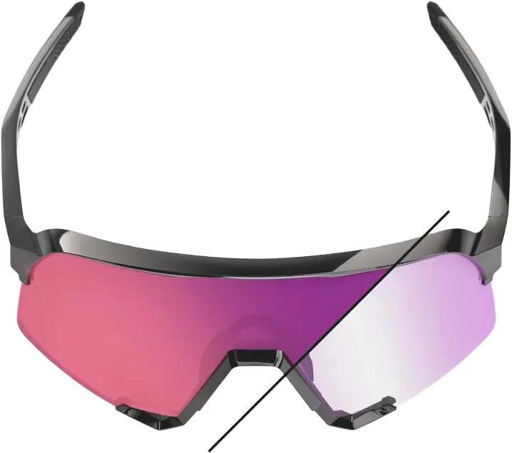 S3 Gloss Black - Purple Flash Mirror Photochromic Lens 4/5