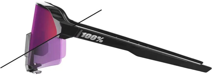 S3 Gloss Black - Purple Flash Mirror Photochromic Lens 3/5
