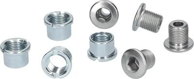 Shimano kettingbladbouten fc-m540 4 stuks m8x8,5 & nut - 8x8, 8,