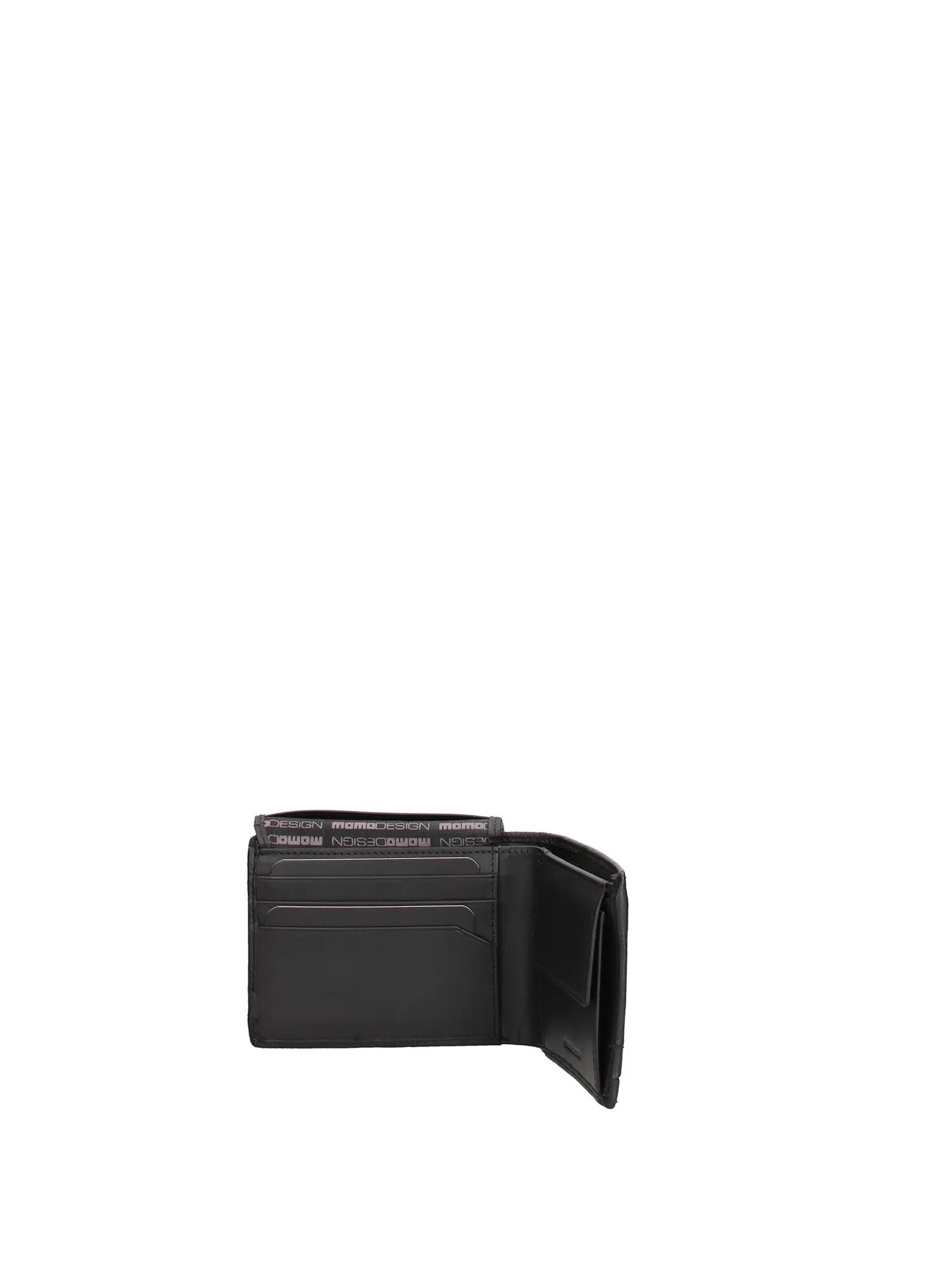 Portefeuille homme noir cuir véritable Momo Design - Aurelian Ultra 5/5