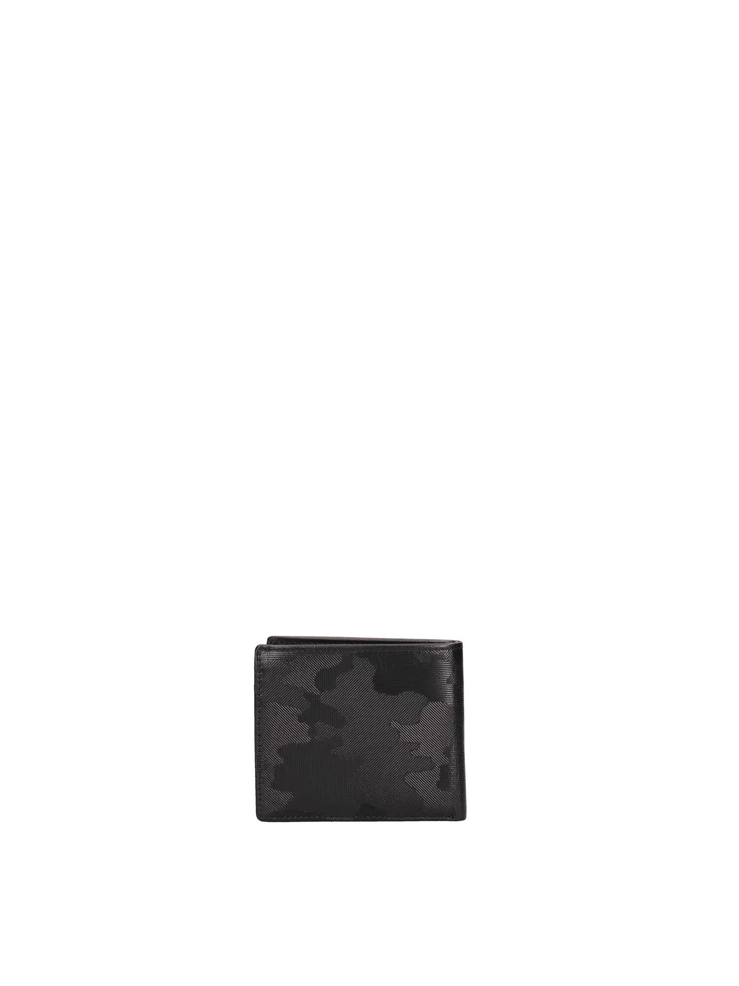 Herrengeldbörse Momo Design echtes Leder schwarz kompakt ohne Futter 2/4