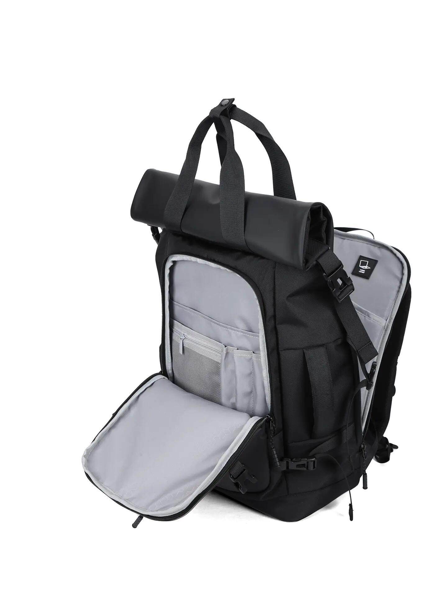 Aoking Silvanus Pro Rugzak Zwart - Polyester Met Rits Unisex 5/5