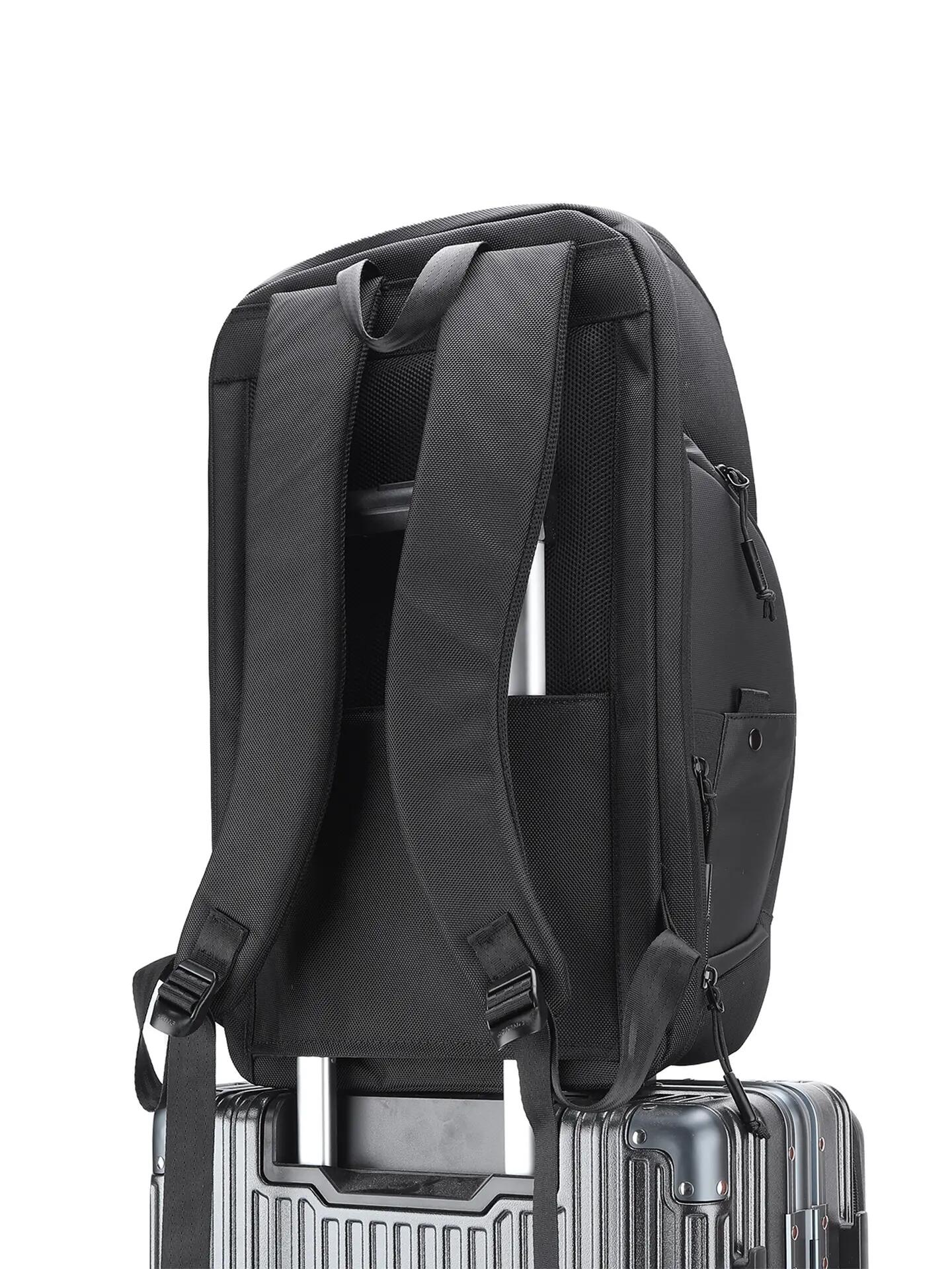 Zaino Nero Unisex Aoking Umbria Nova - Poliestere Con Zip 6/6