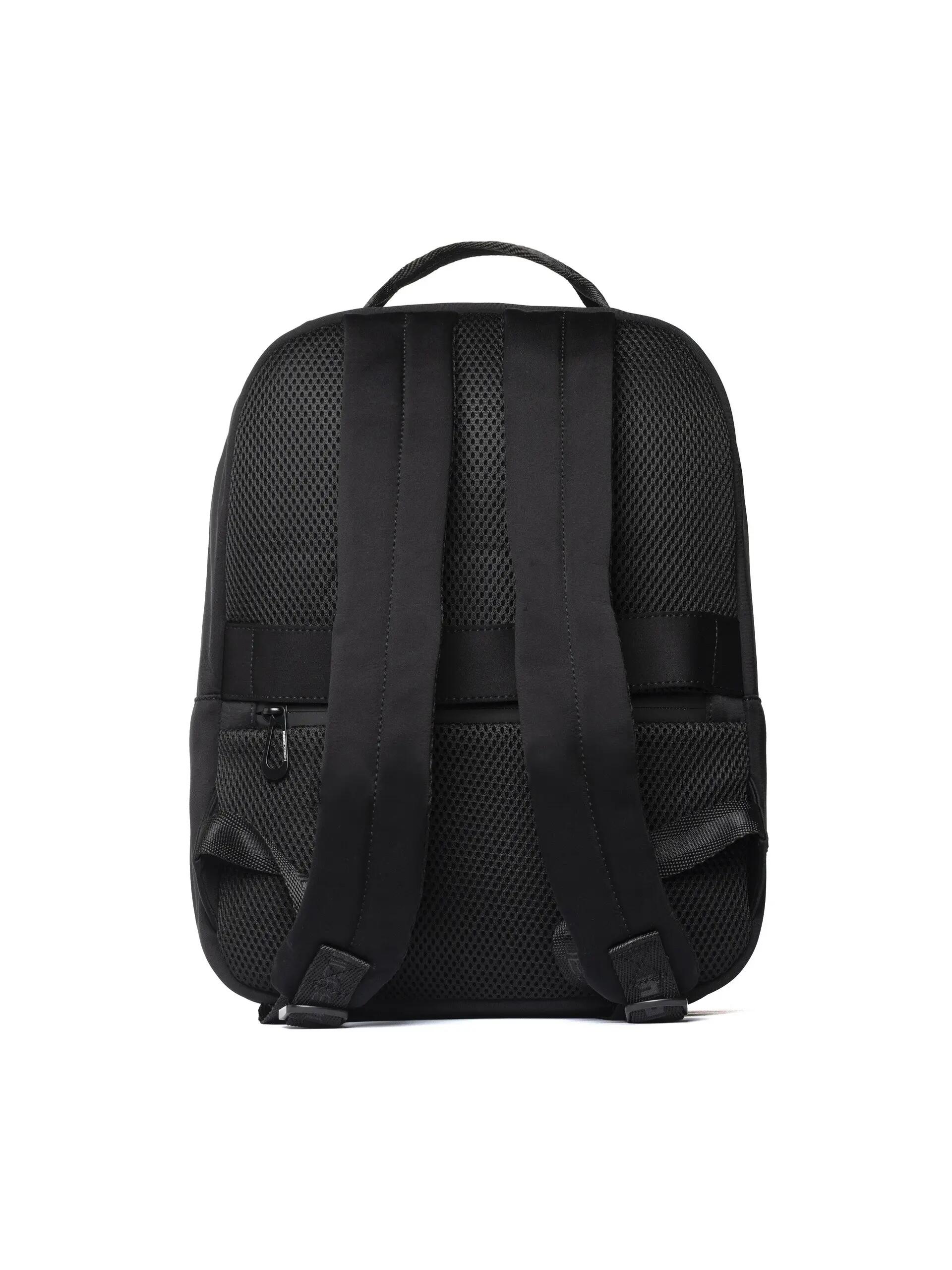 Zaino Momo Design Verde Nero Polyurethane con Zip 3/3