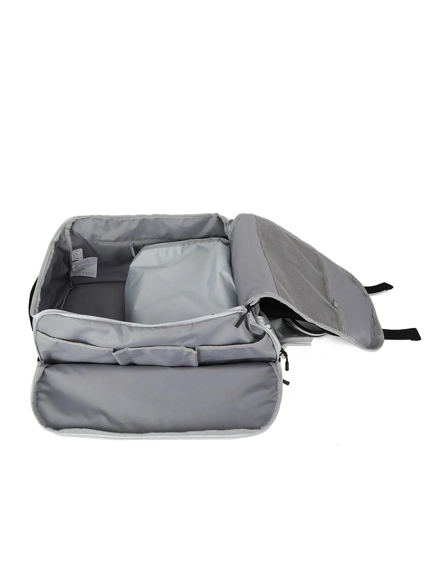 Aoking Rucksack Unisex Schwarz Polyester mit Reißverschluss - Casual 50x25x29cm 5/5