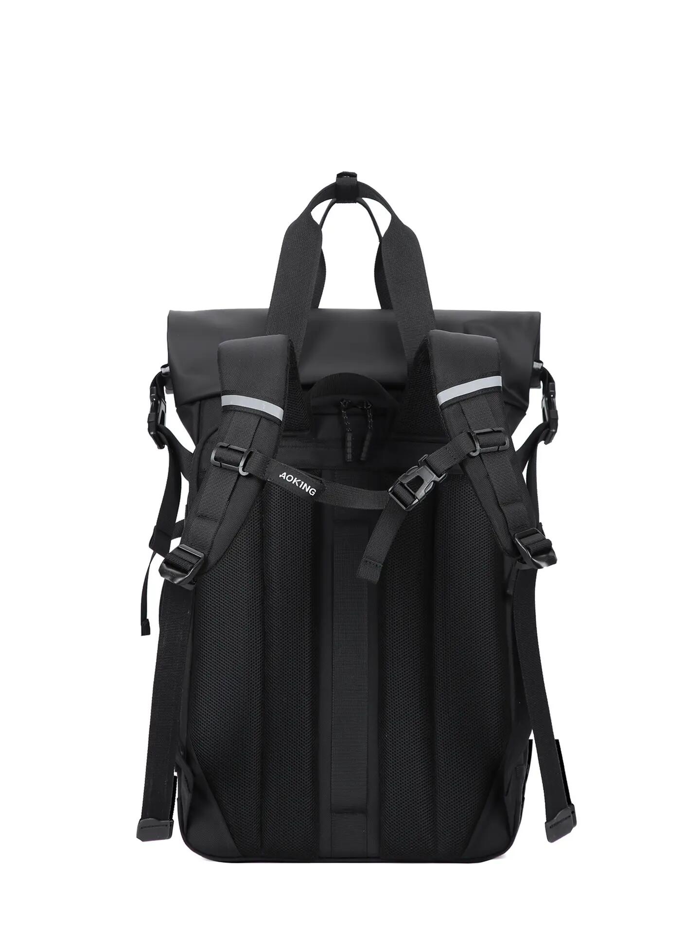 Aoking Silvanus Pro Rugzak Zwart - Polyester Met Rits Unisex 4/5