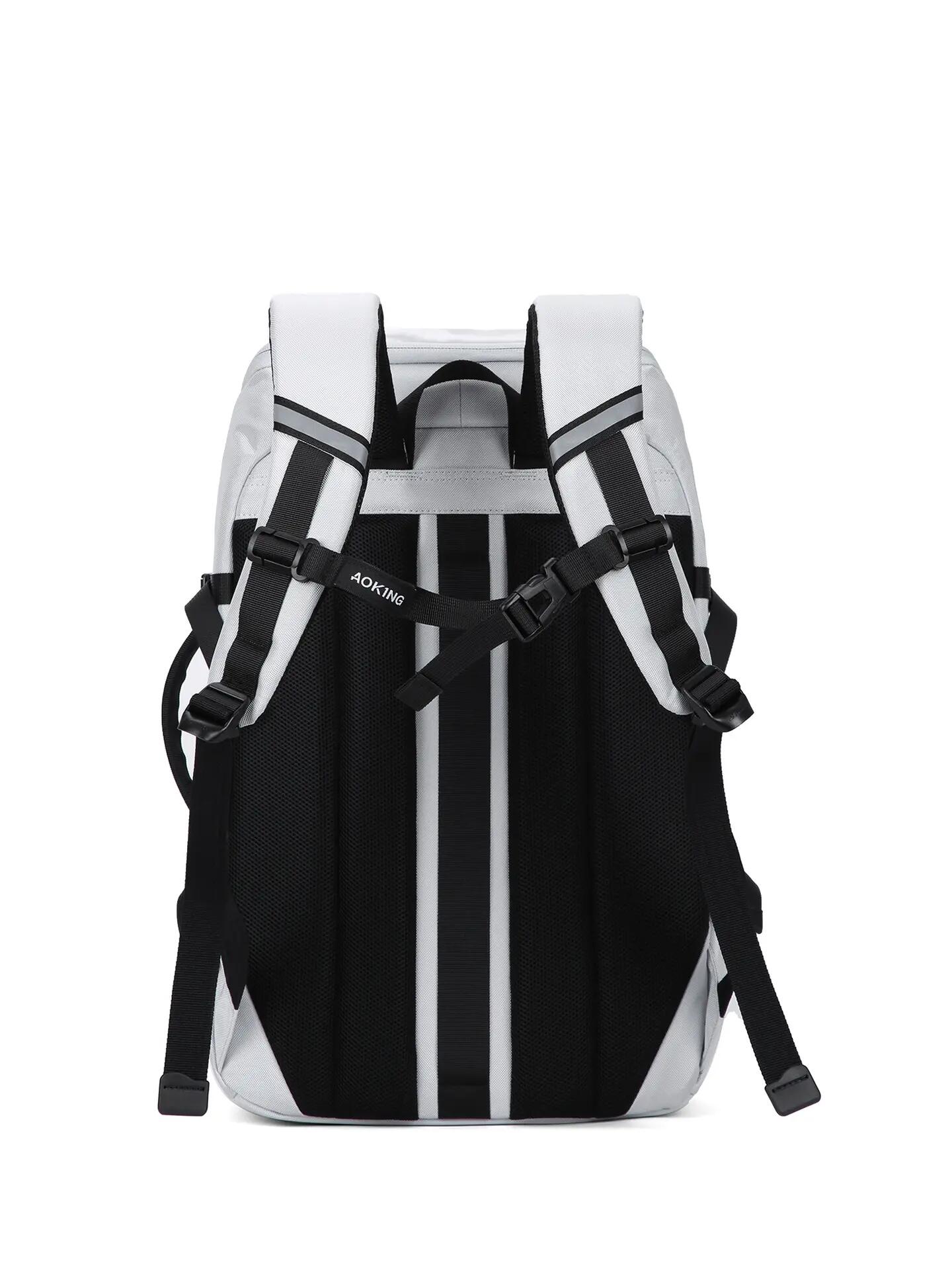 Aoking Solara Nova Rucksack Schwarz Polyester Unisex mit Reißverschluss 4/5