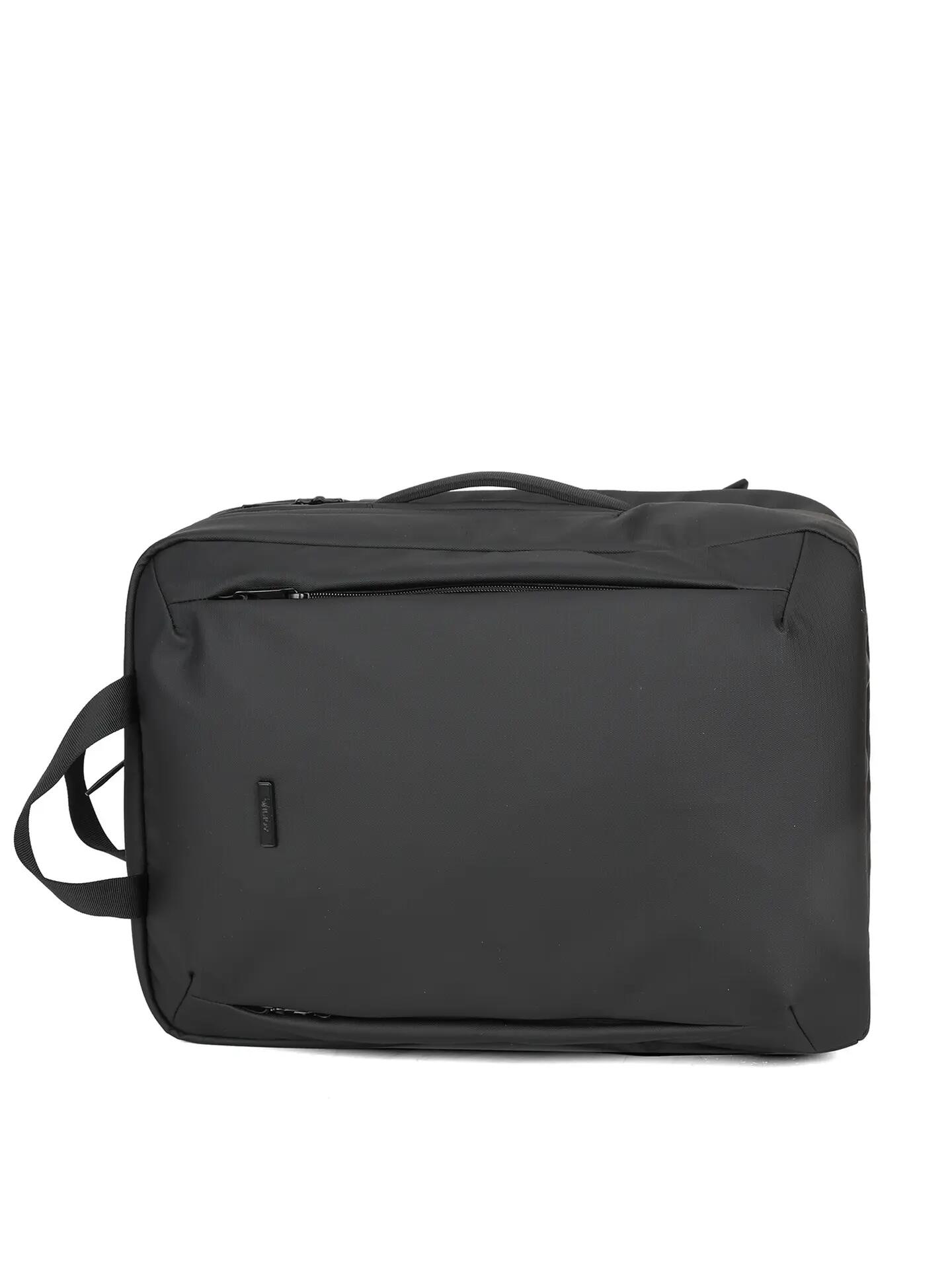 Zaino Aoking nero unisex con zip - Poliestere casual 40,5 cm 6/7