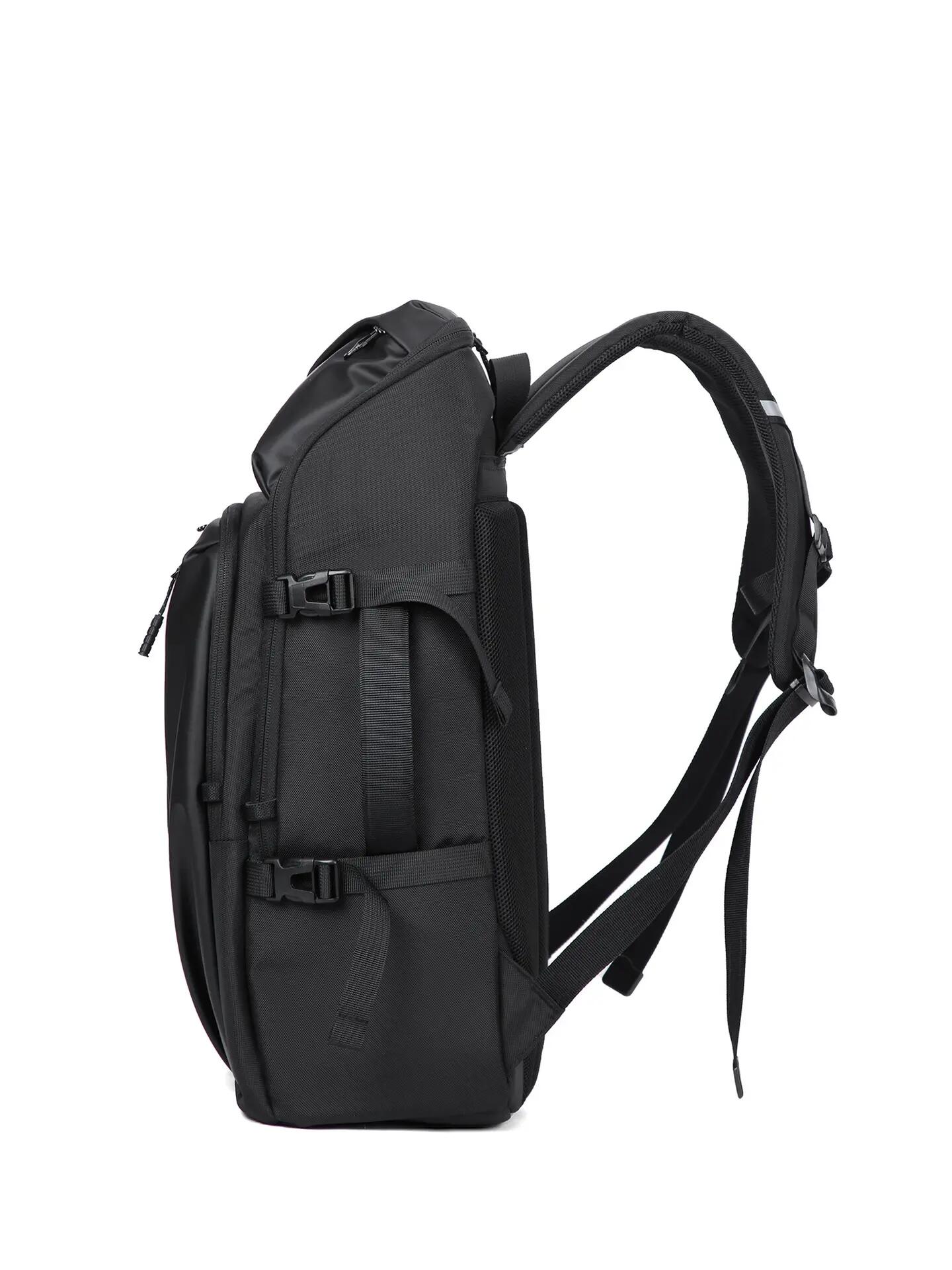 Aoking Solara Nova Rucksack Schwarz Polyester Unisex mit Reißverschluss 3/5