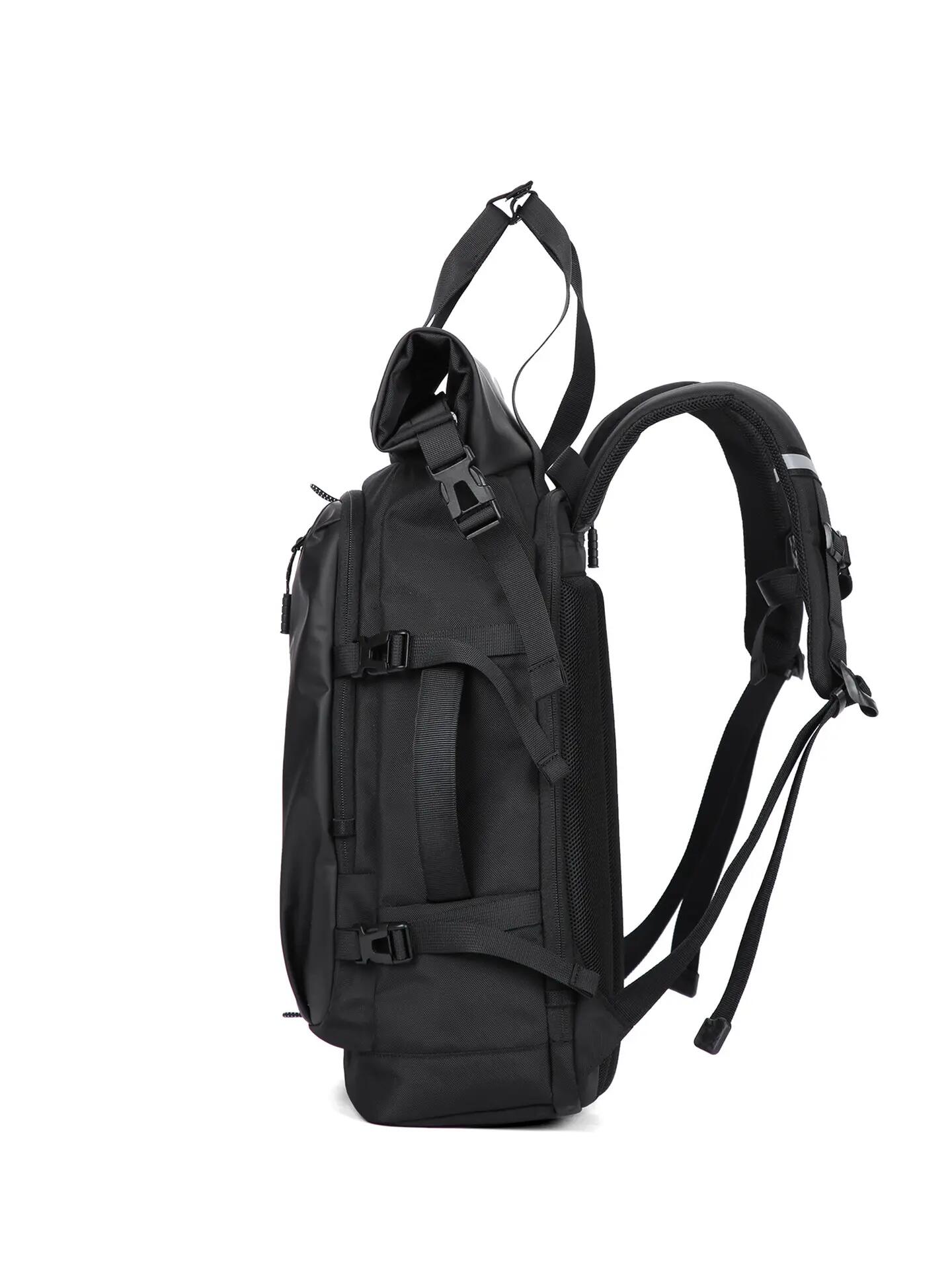 Aoking Silvanus Pro Rugzak Zwart - Polyester Met Rits Unisex 3/5