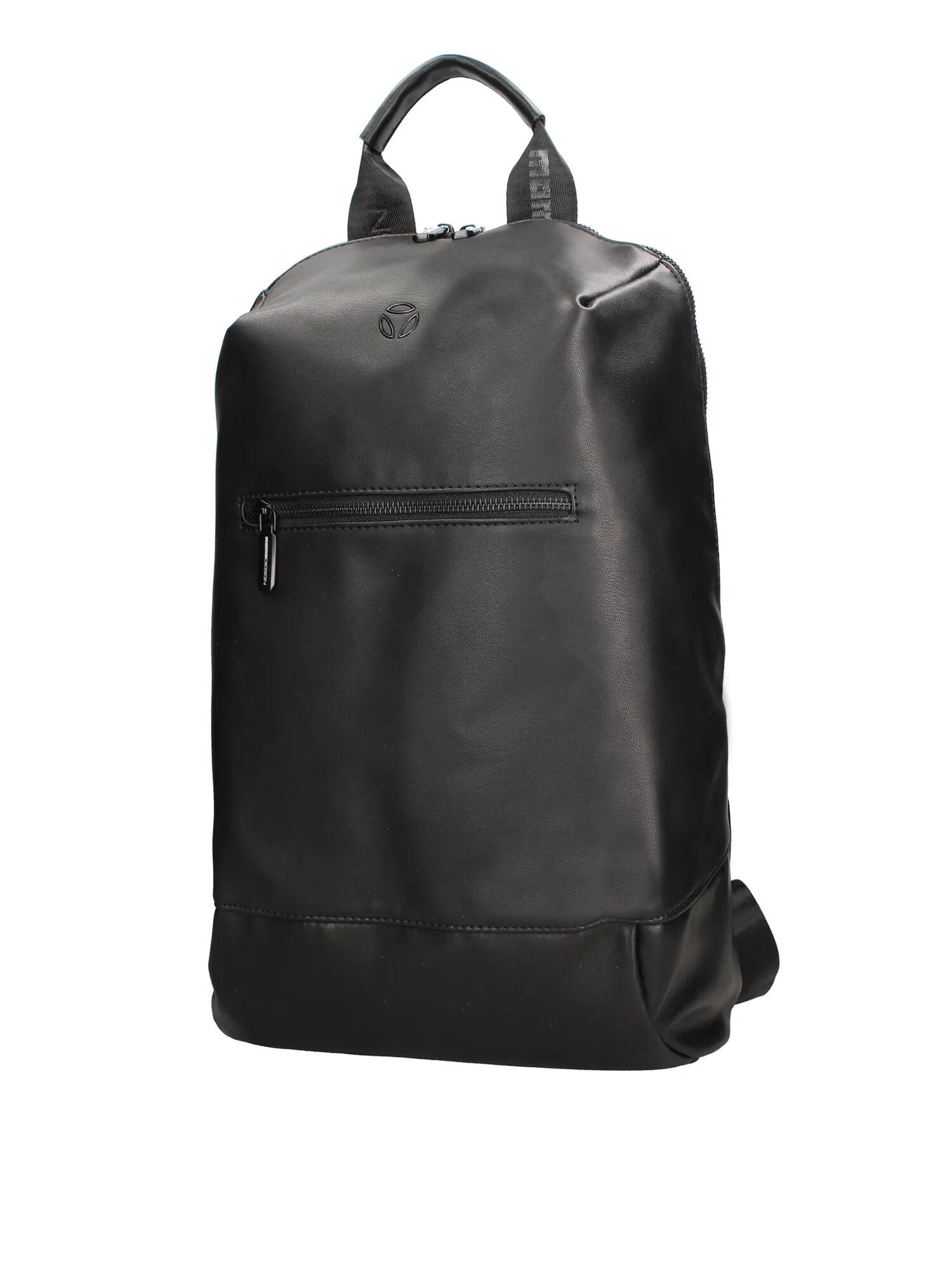 Sac à dos homme noir Momo Design polyuréthane avec fermeture éclair - Erebus 2/4