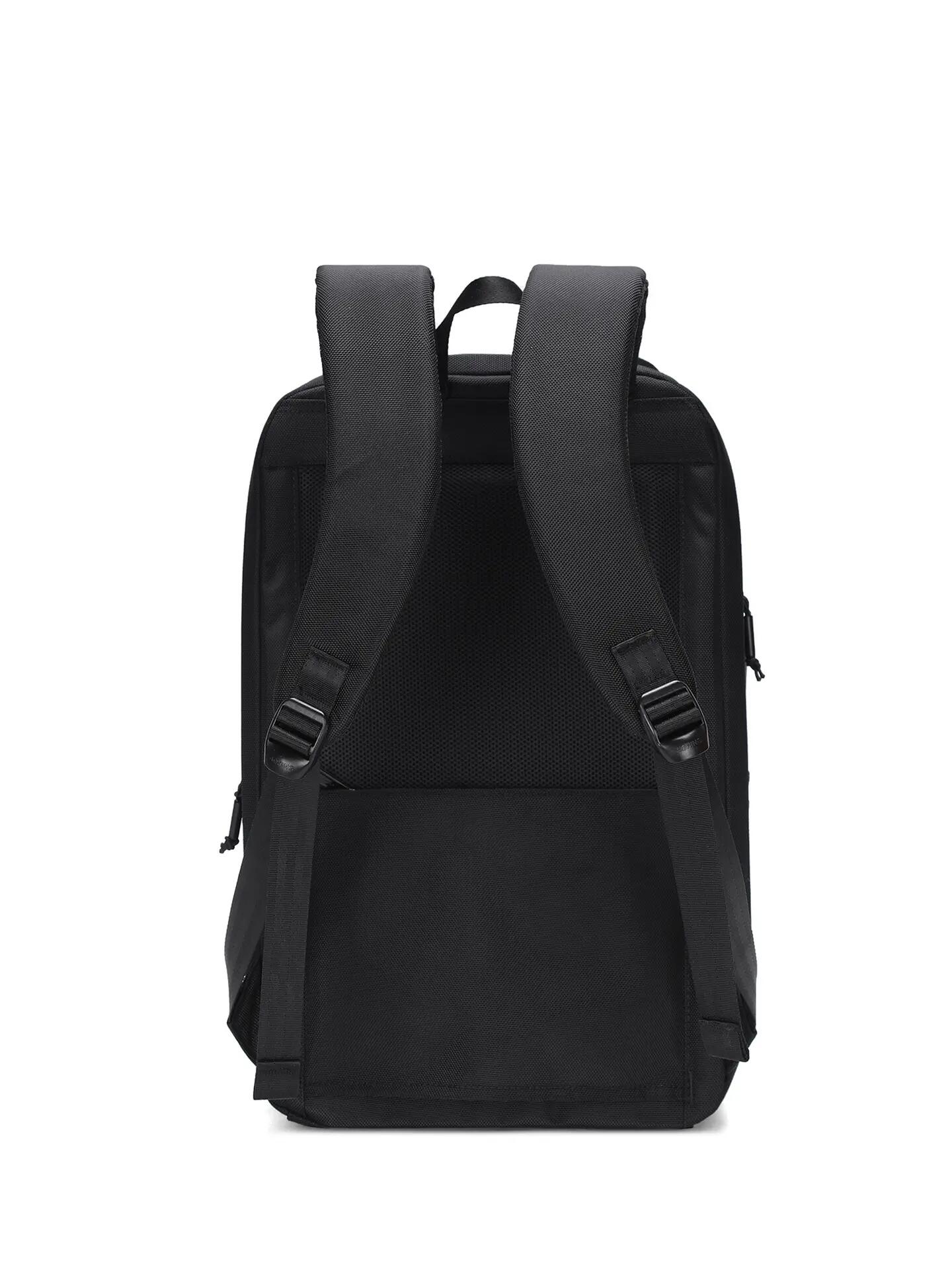 Zaino Nero Aoking Omnia Unisex - Poliestere Con Zip Casual 4/6