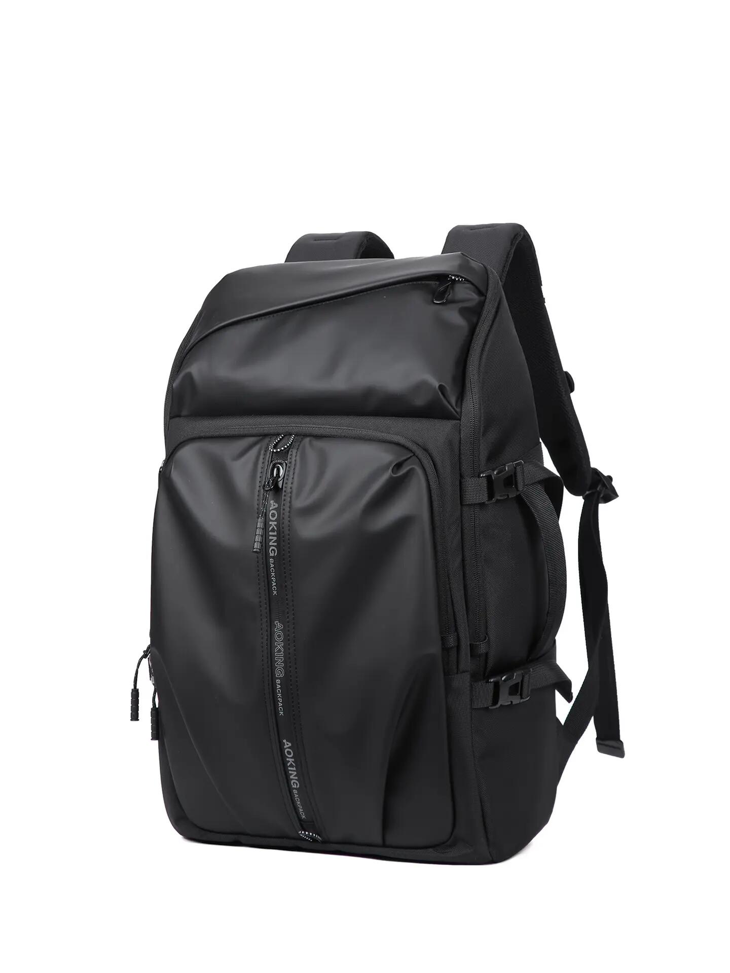 Aoking Solara Nova Rucksack Schwarz Polyester Unisex mit Reißverschluss 2/5