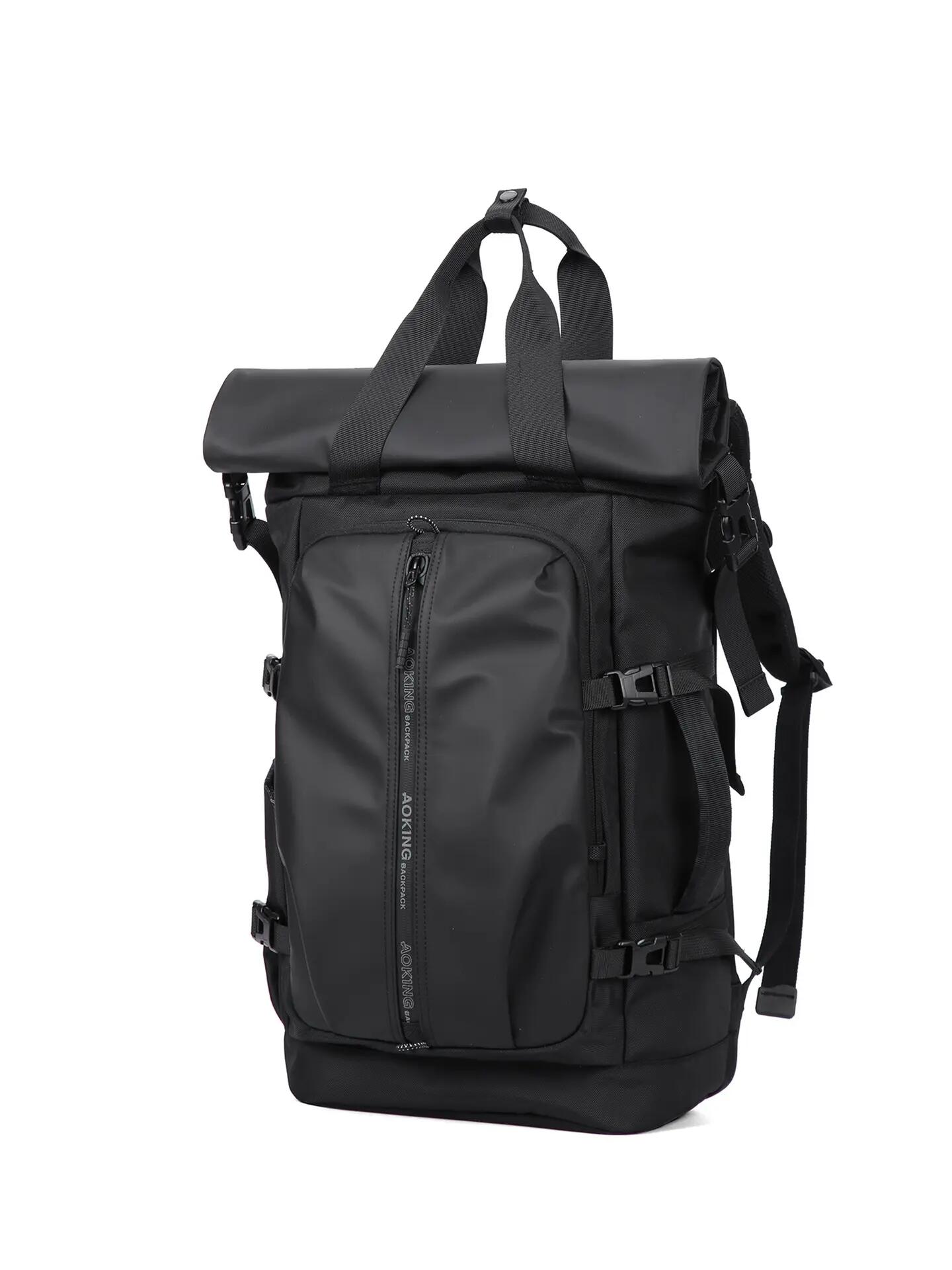 Aoking Silvanus Pro Rugzak Zwart - Polyester Met Rits Unisex 2/5