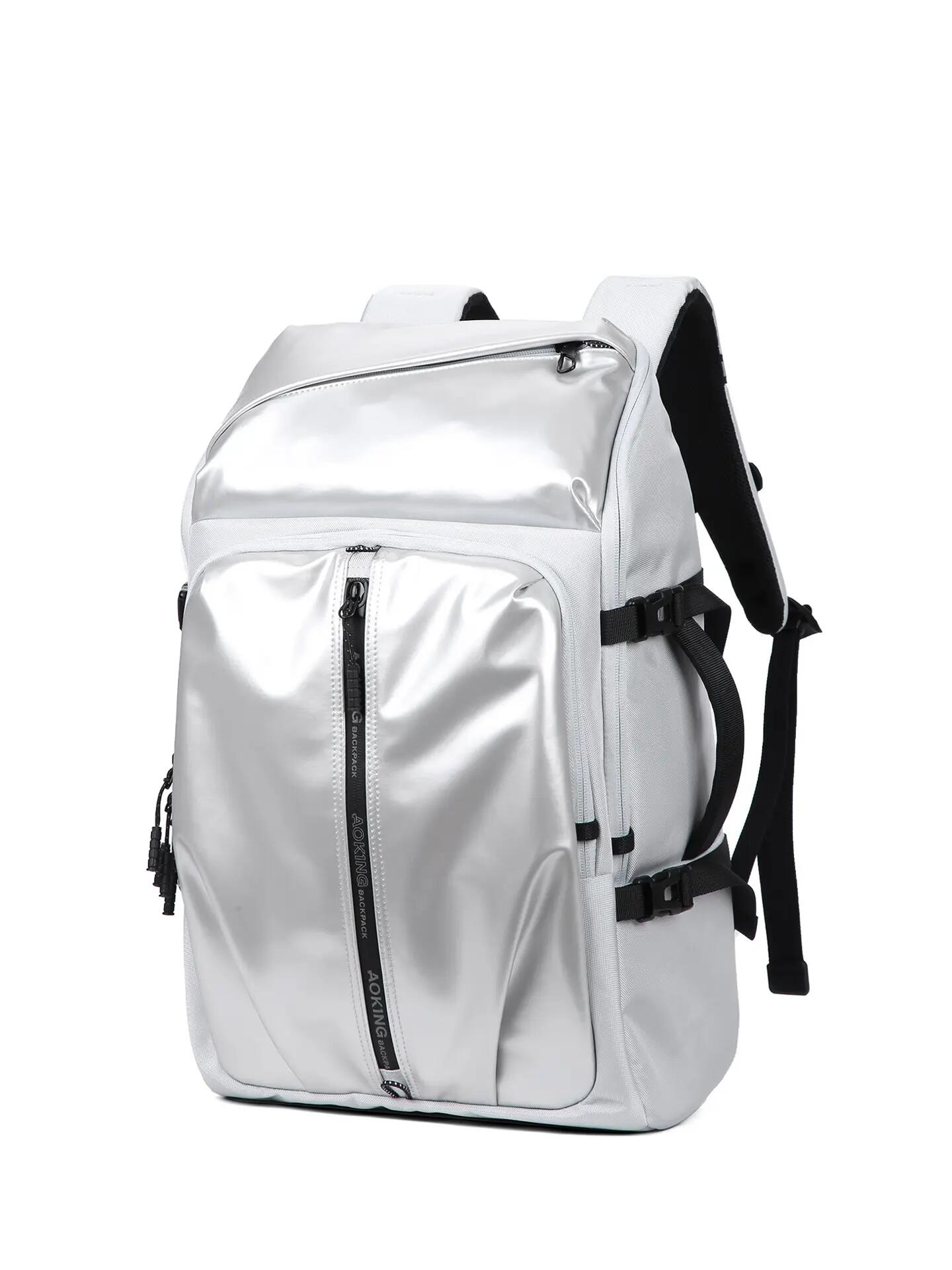 Aoking Solara Nova Rucksack Schwarz Polyester Unisex mit Reißverschluss 2/5
