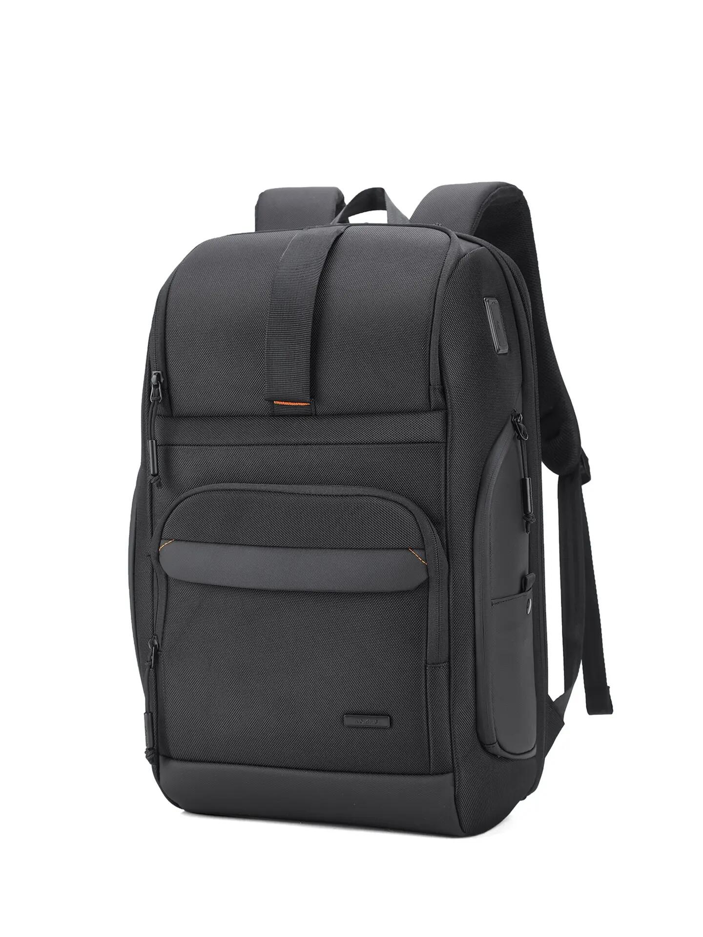 Zaino Nero Unisex Aoking Umbria Nova - Poliestere Con Zip 2/6