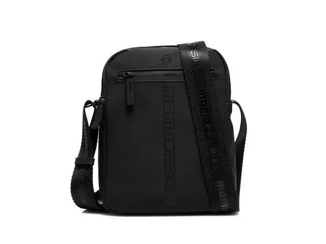 Sac à Bandoulière Messenger Momo Design Noir Polyuréthane 3/3