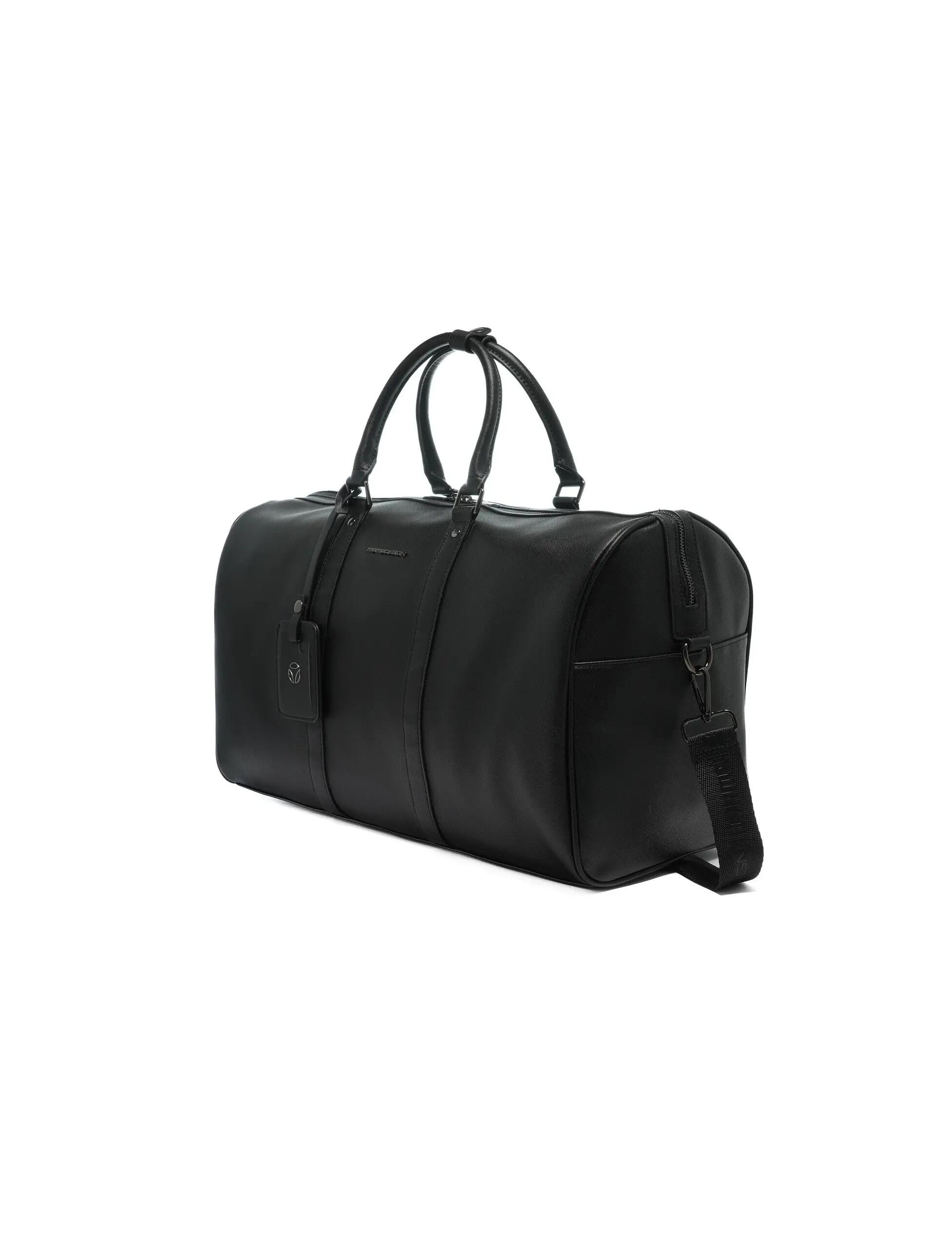 Schwarze Reisetasche Momo Design 54cm Polyurethan Weekender 2/3