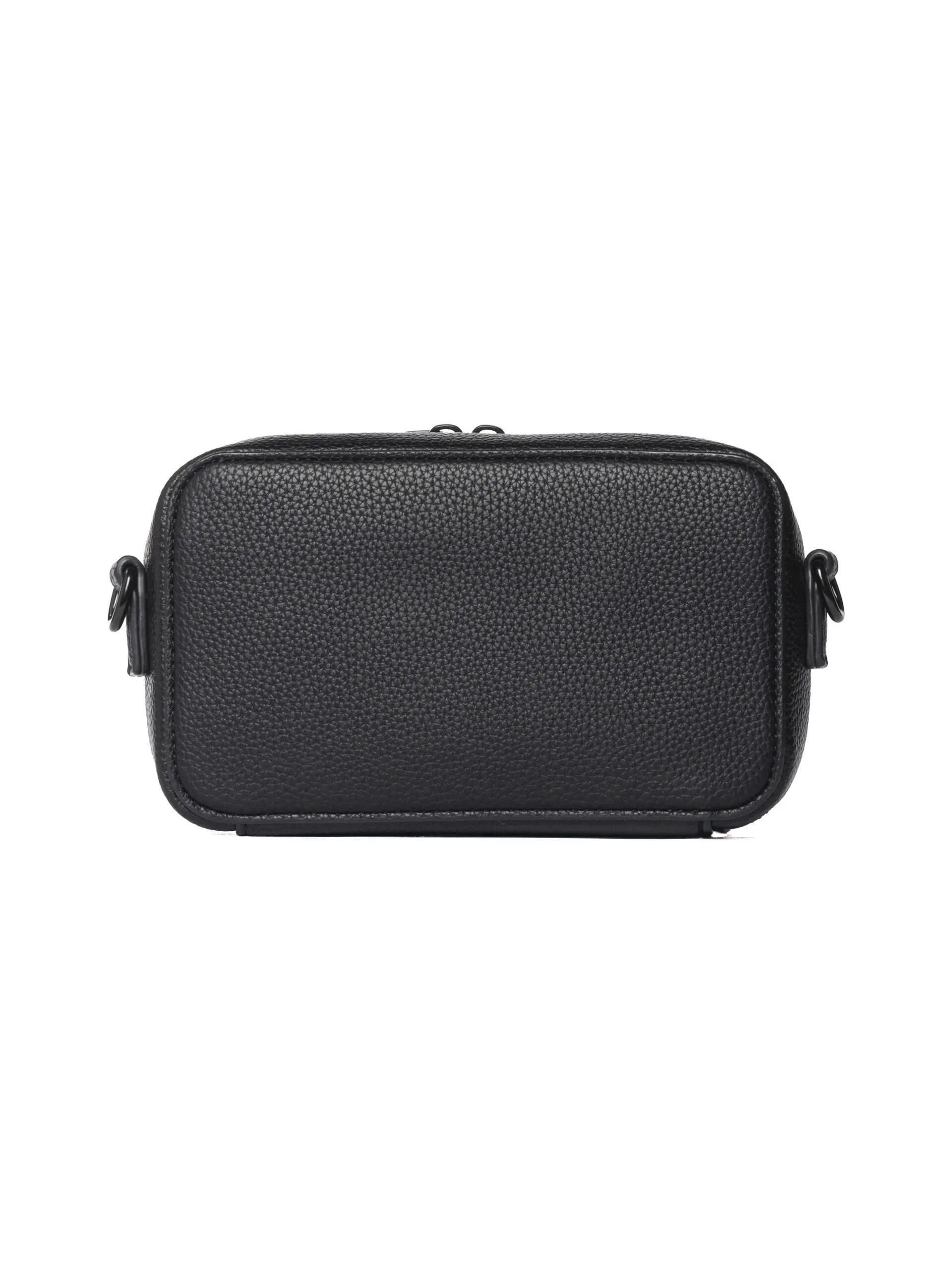 Pouch Bag Momo Design Schwarz Polyurethan mit Reißverschluss 3/3
