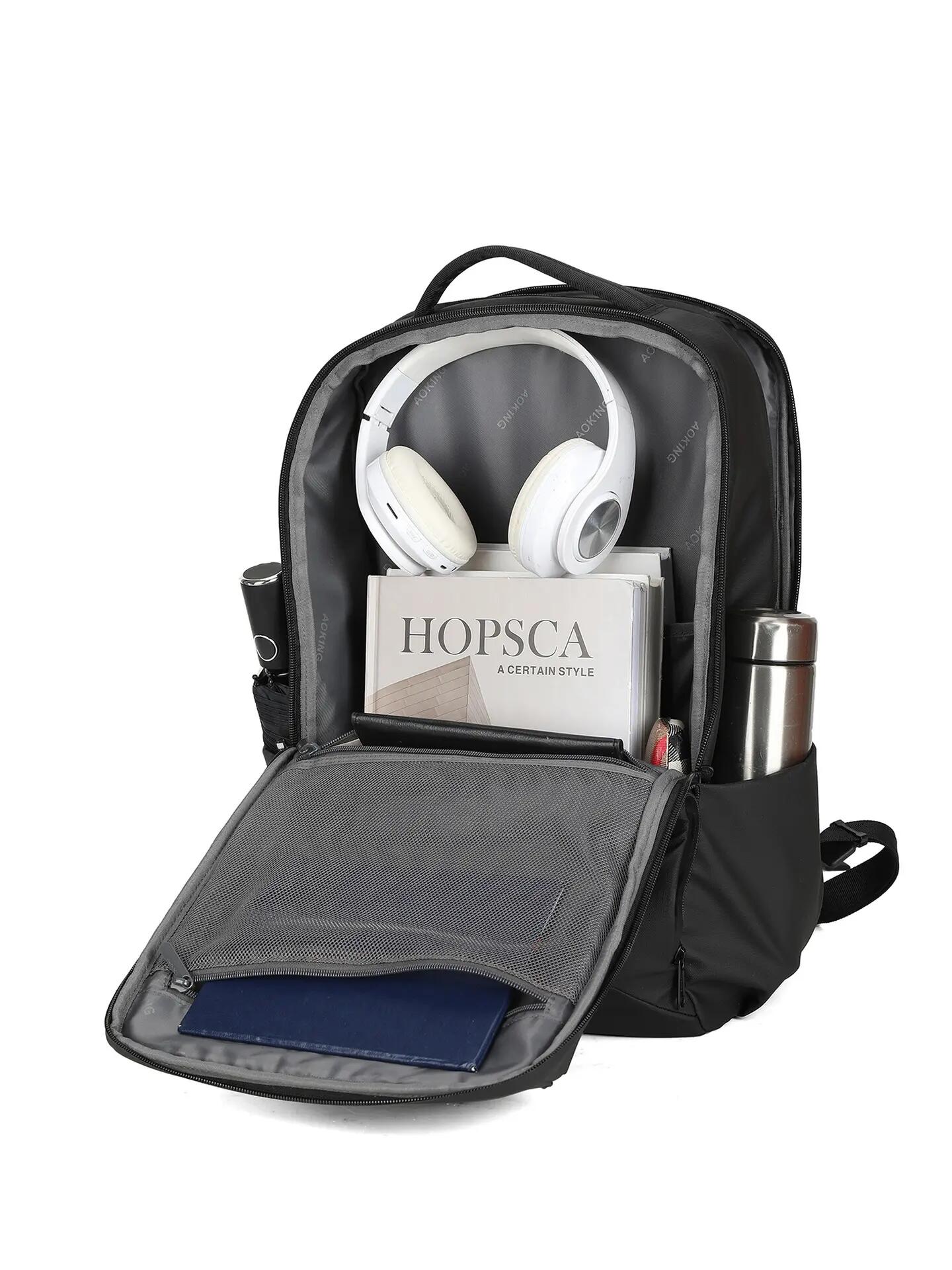 Zaino Aoking Celestia Pro nero poliestere unisex con zip 10/10