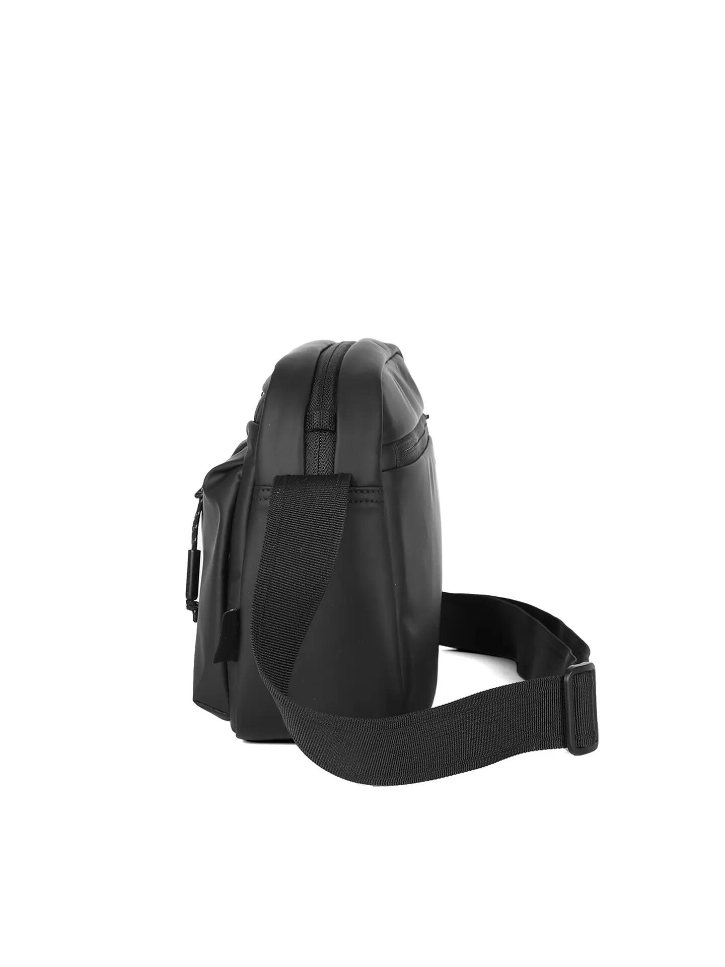 Aoking Umhängetasche unisex schwarz - Baumwolle und Polyester mit Reißverschluss 3/7