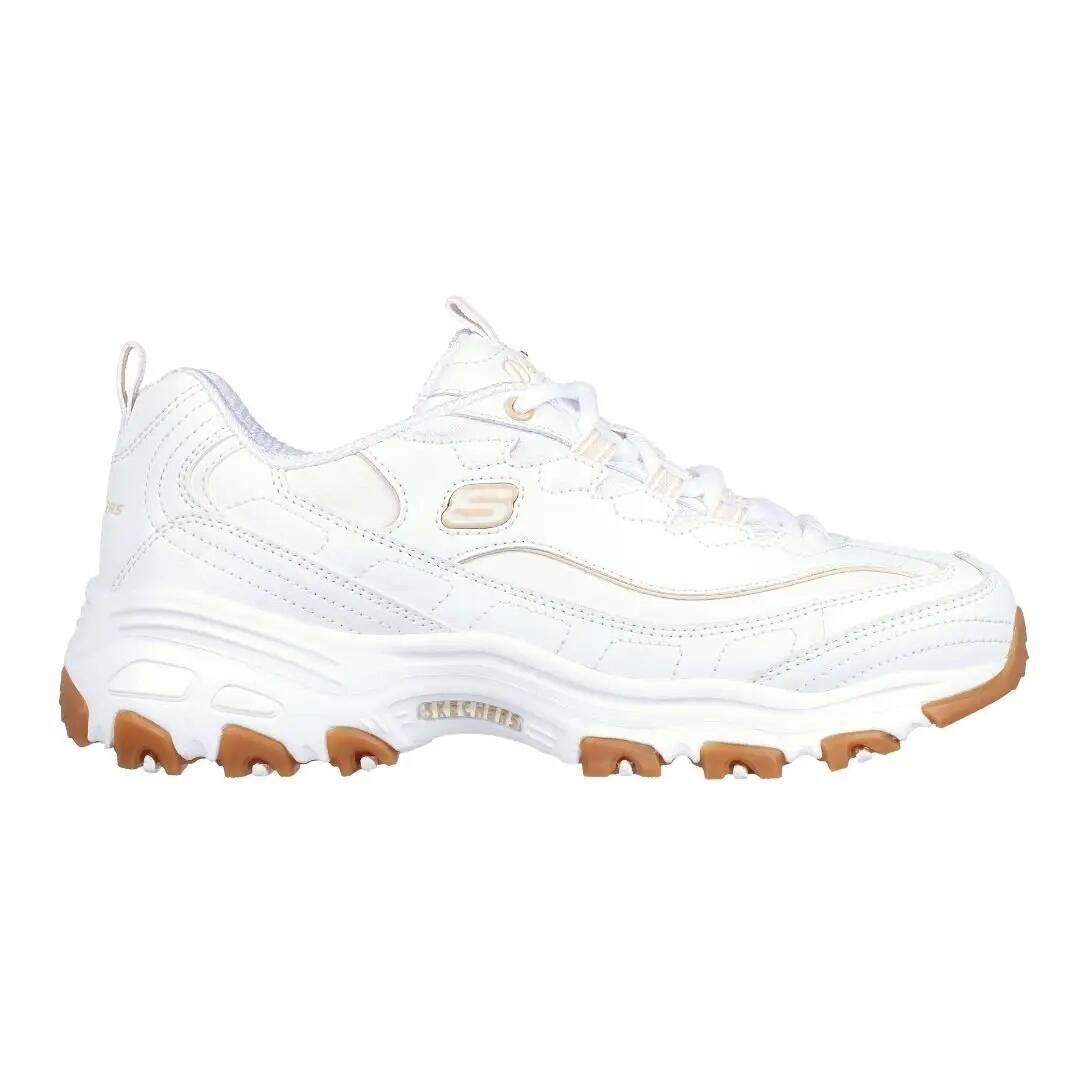 Zapatillas mujer Skechers D'Lites Good Neutral blancas 1/5