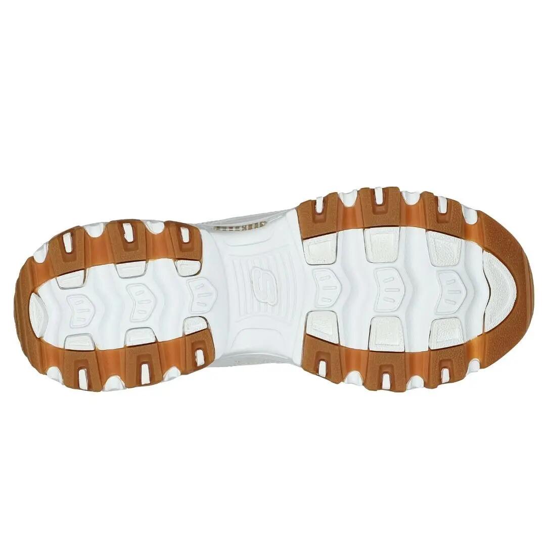 Zapatillas mujer Skechers D'Lites Good Neutral blancas 5/5