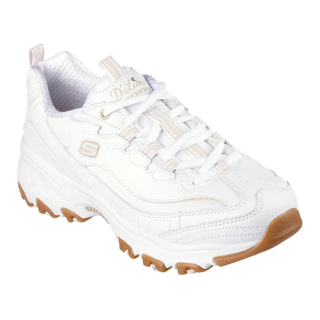 Zapatillas mujer Skechers D'Lites Good Neutral blancas 2/5