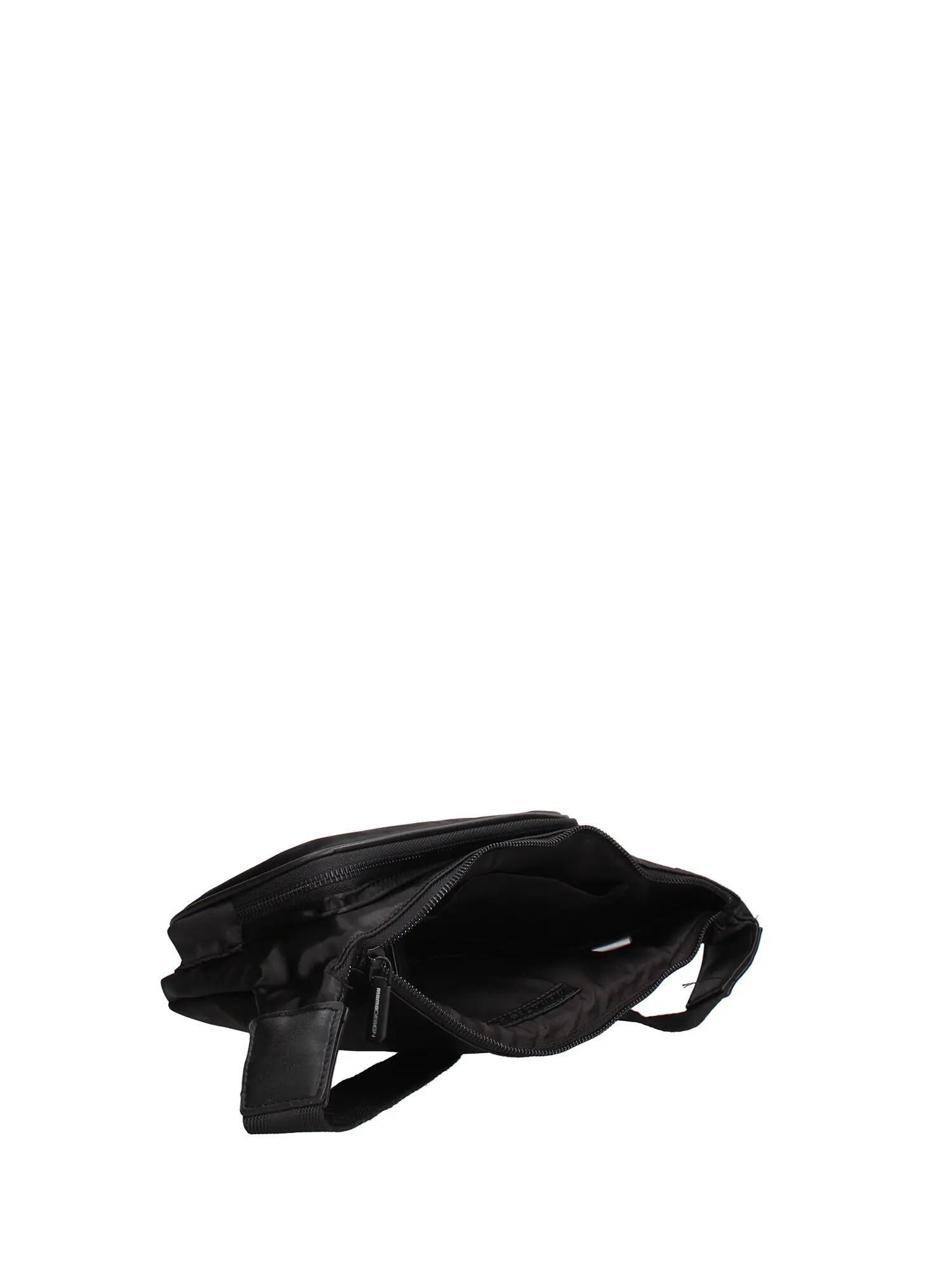 Momo Design Bauchtasche Schwarz Polyurethan - Verstellbarer Riemen 55cm 4/4