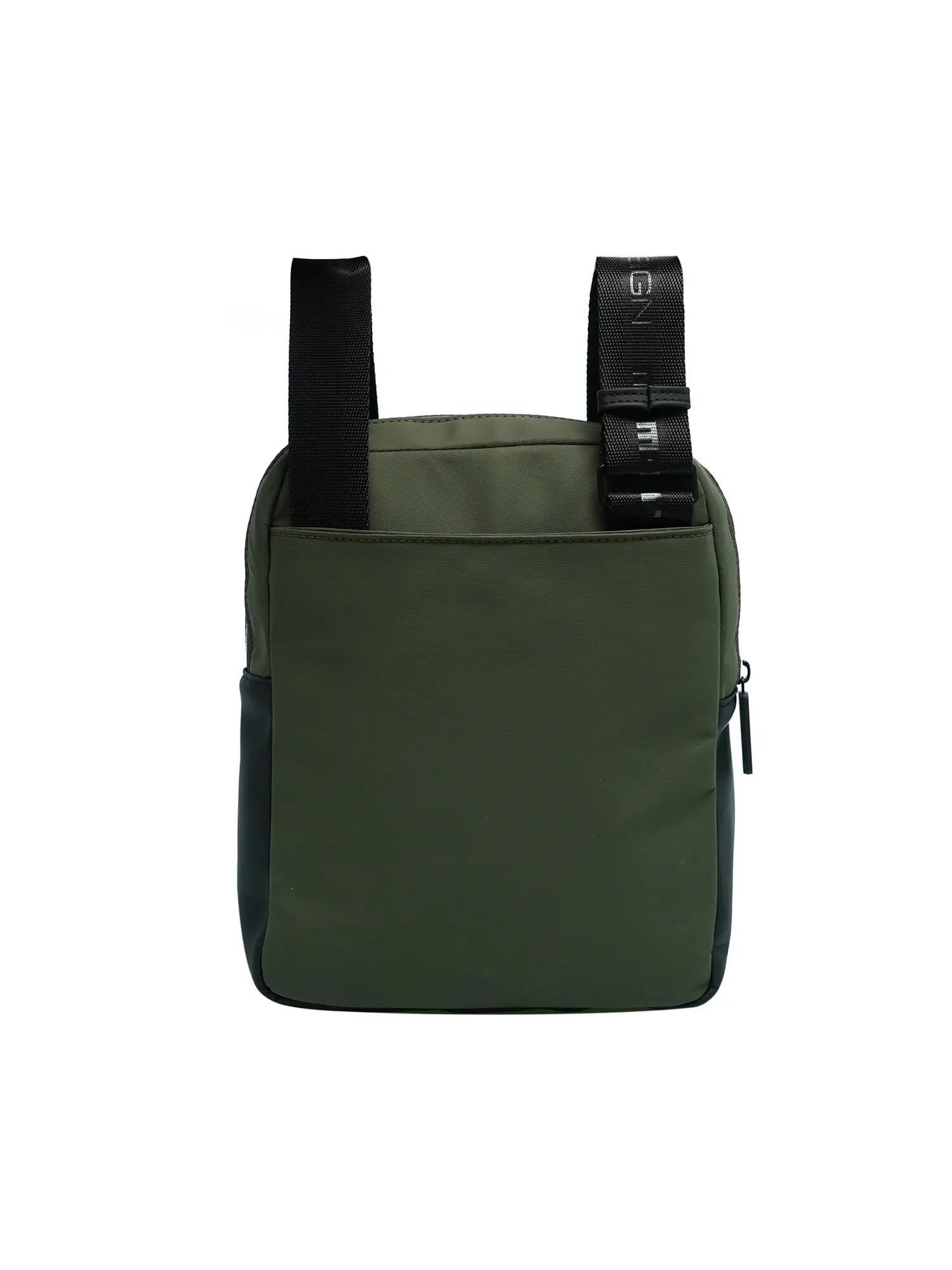 Sacoche Banane Momo Design Vert et Noir Polyuréthane avec Zip - Casual 3/4