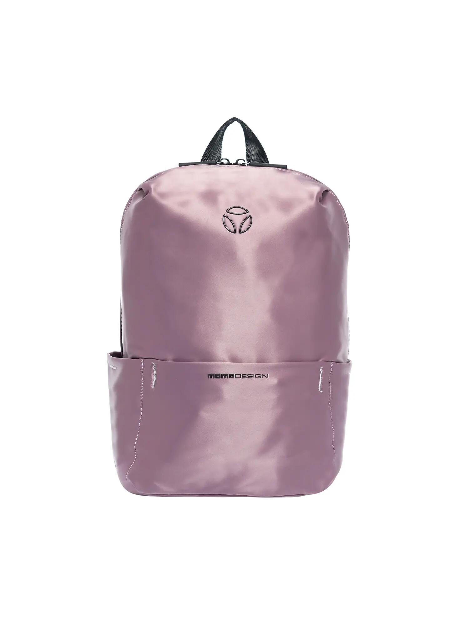 Sac à dos Momo Design polyuréthane noir avec fermeture éclair - Volante Nova 3/4