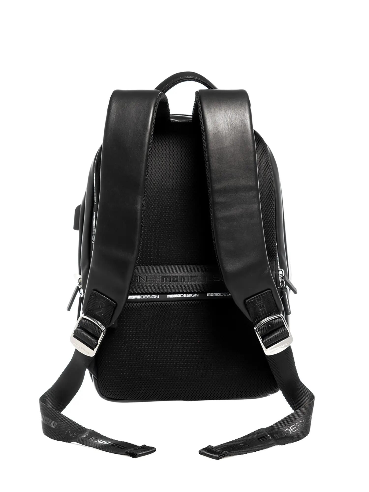 Sac à dos Momo Design noir polyuréthane avec fermeture éclair - Casual homme 3/4