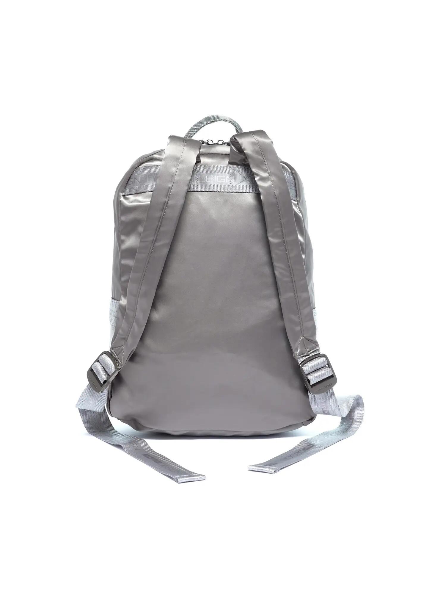 Sac à dos Momo Design polyuréthane noir avec fermeture éclair - Lumina Nova 2/3