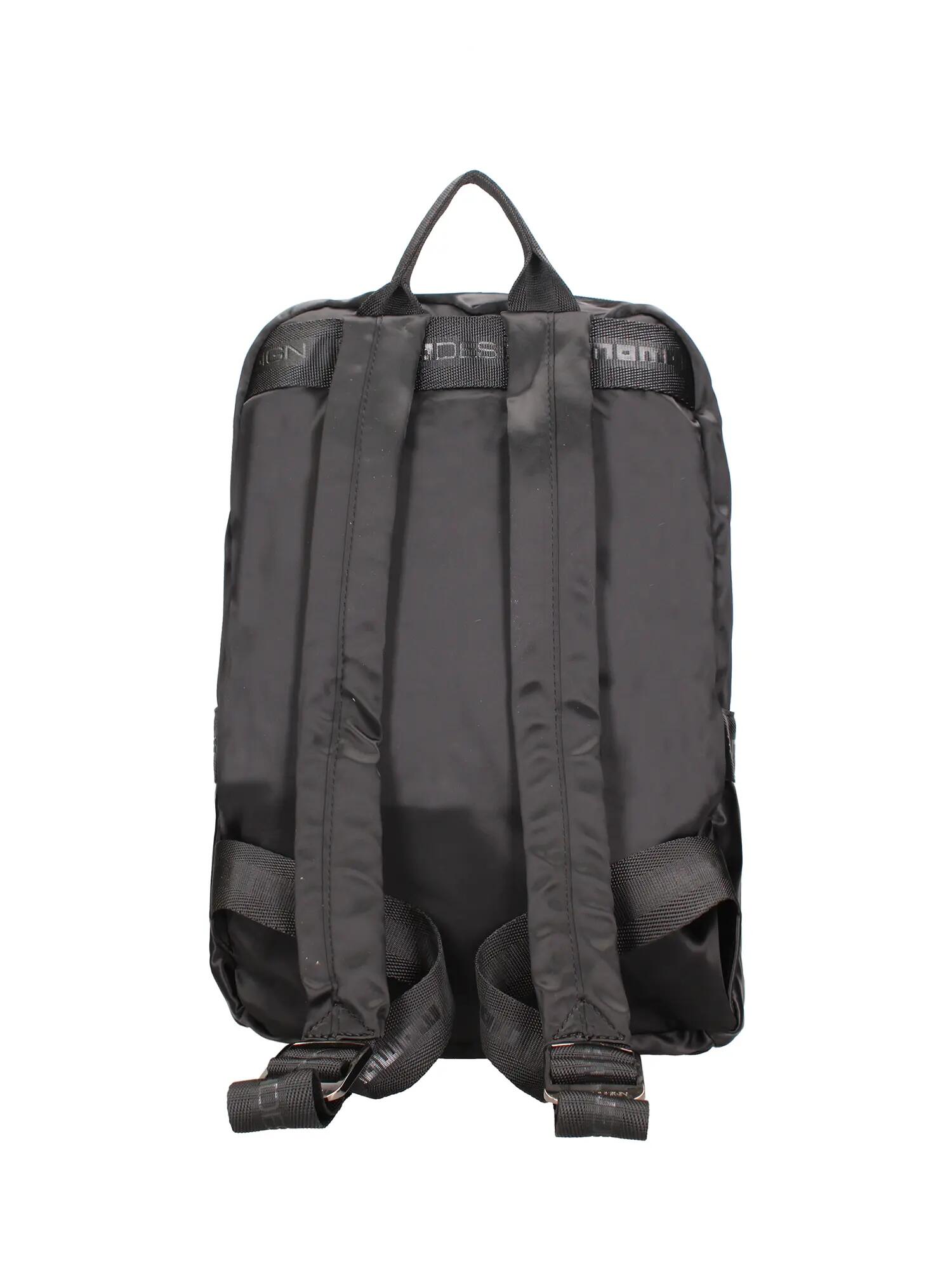 Momo Design Rucksack Polyurethan schwarz mit Reißverschluss - Lumina Nova 3/4