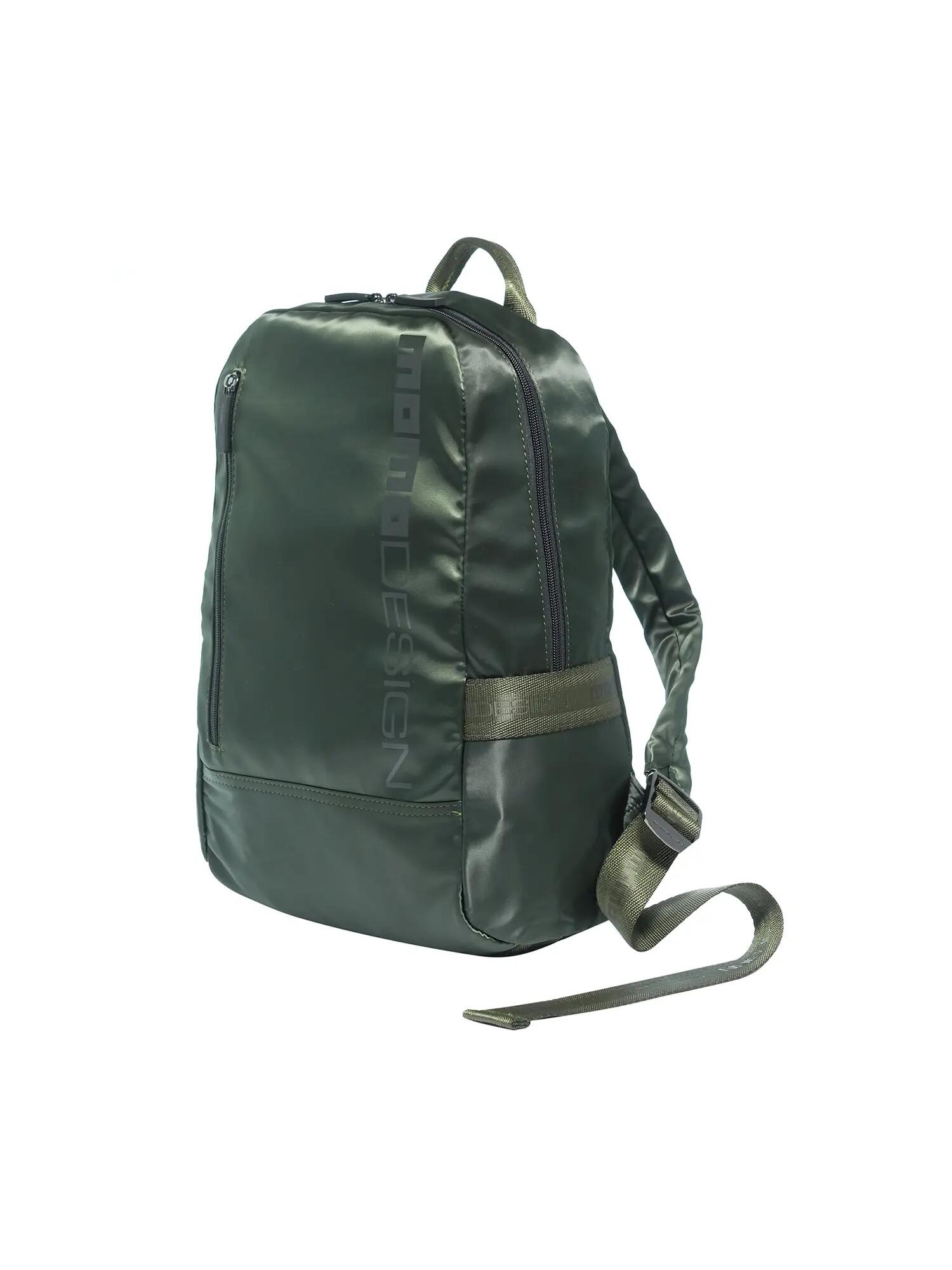 Sac à dos Momo Design polyuréthane noir avec fermeture éclair - Lumina Nova 2/3