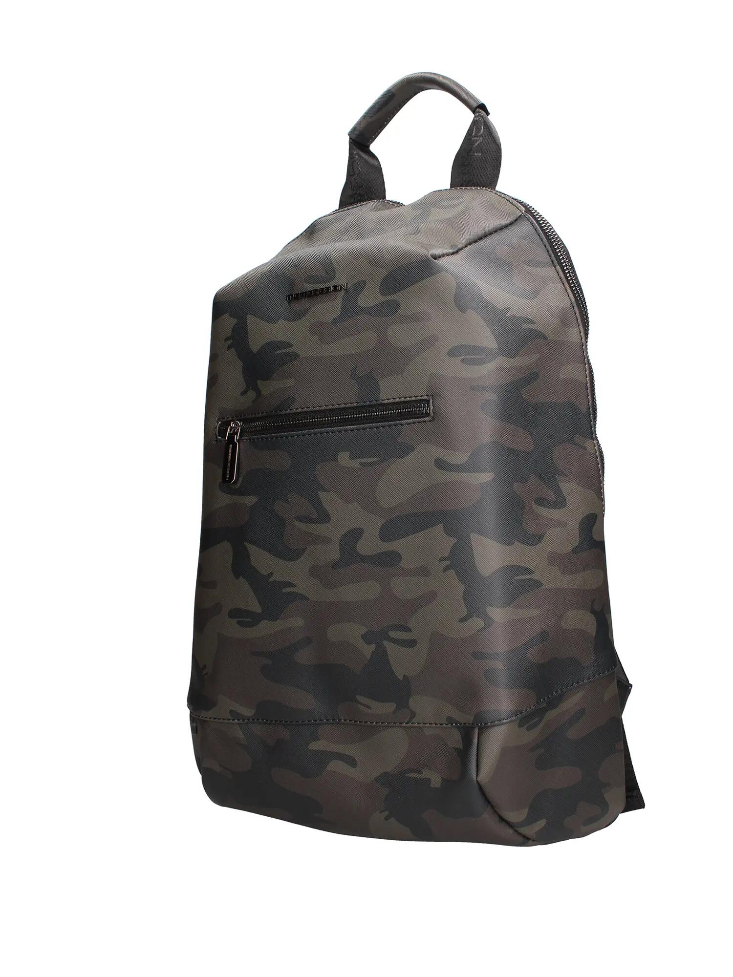 Sac à dos Momo Design Erevan Chic noir polyuréthane avec fermeture éclair 2/4