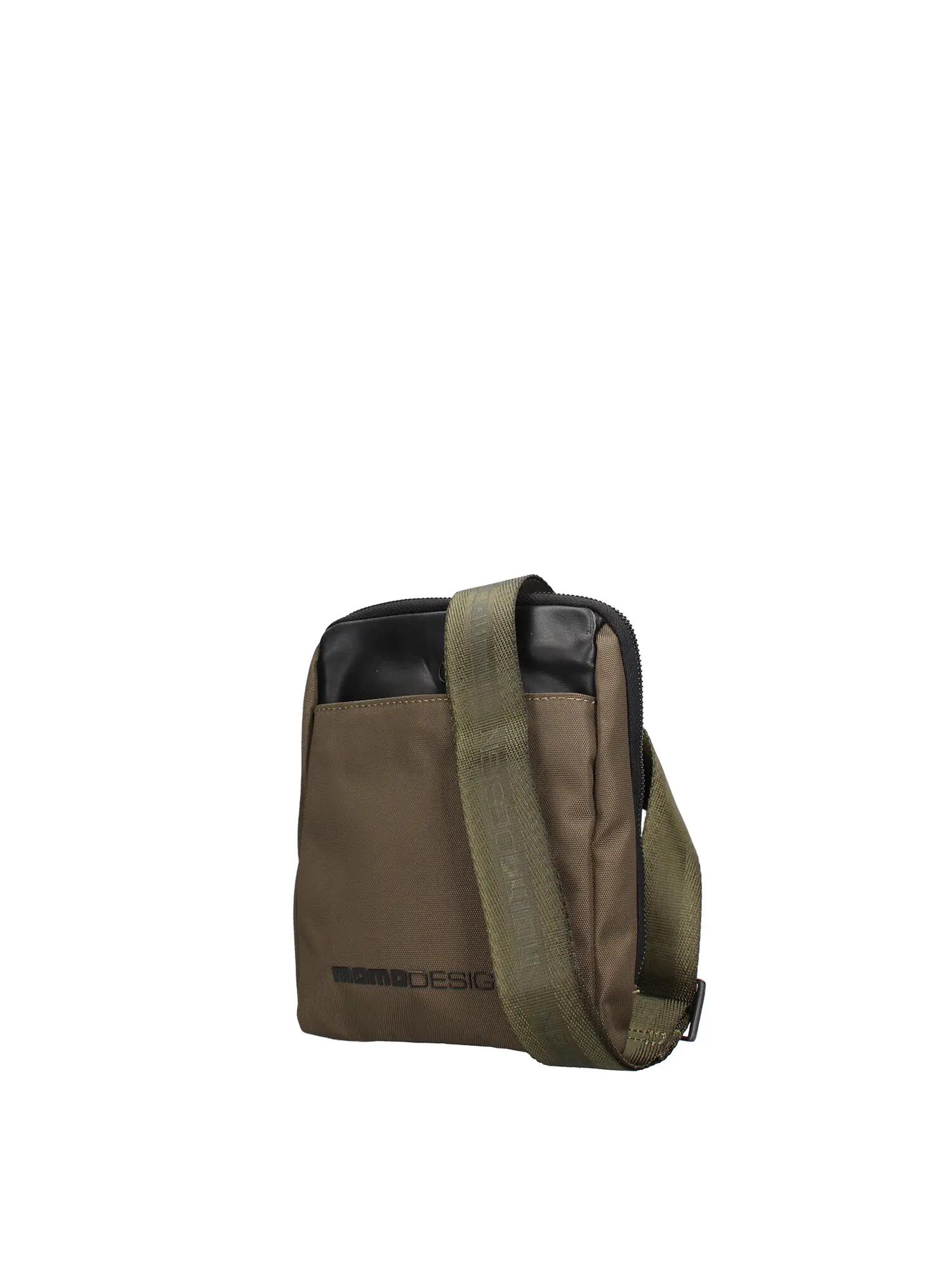 Borsa a tracolla uomo Momo Design Arden Prime verde e nero 2/4