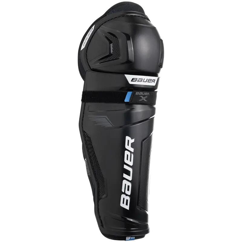 BAUER X apărători de tibie pentru hochei Intermediate negri