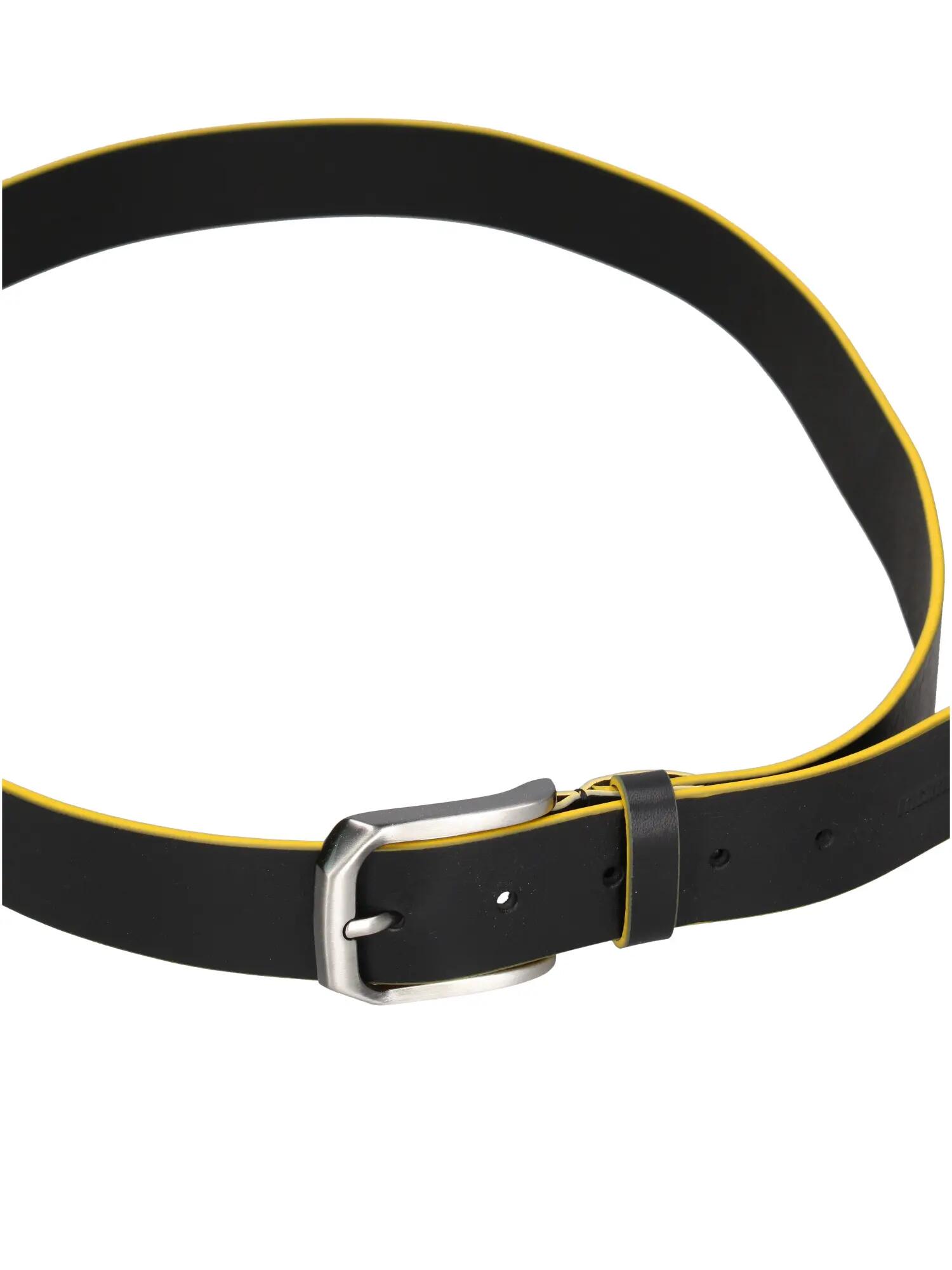 Ceinture Homme Cuir Véritable Momo Design Boucle Métal Marron Foncé 100cm 3/3