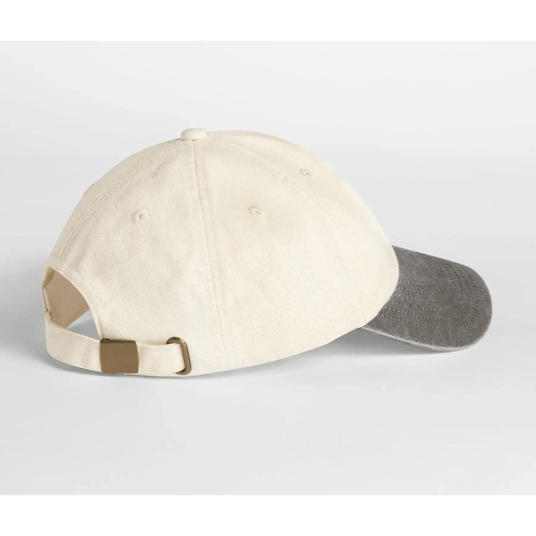 Cappellino da baseball a 6 pannelli Beechfield Contrast Peak Low 3/3