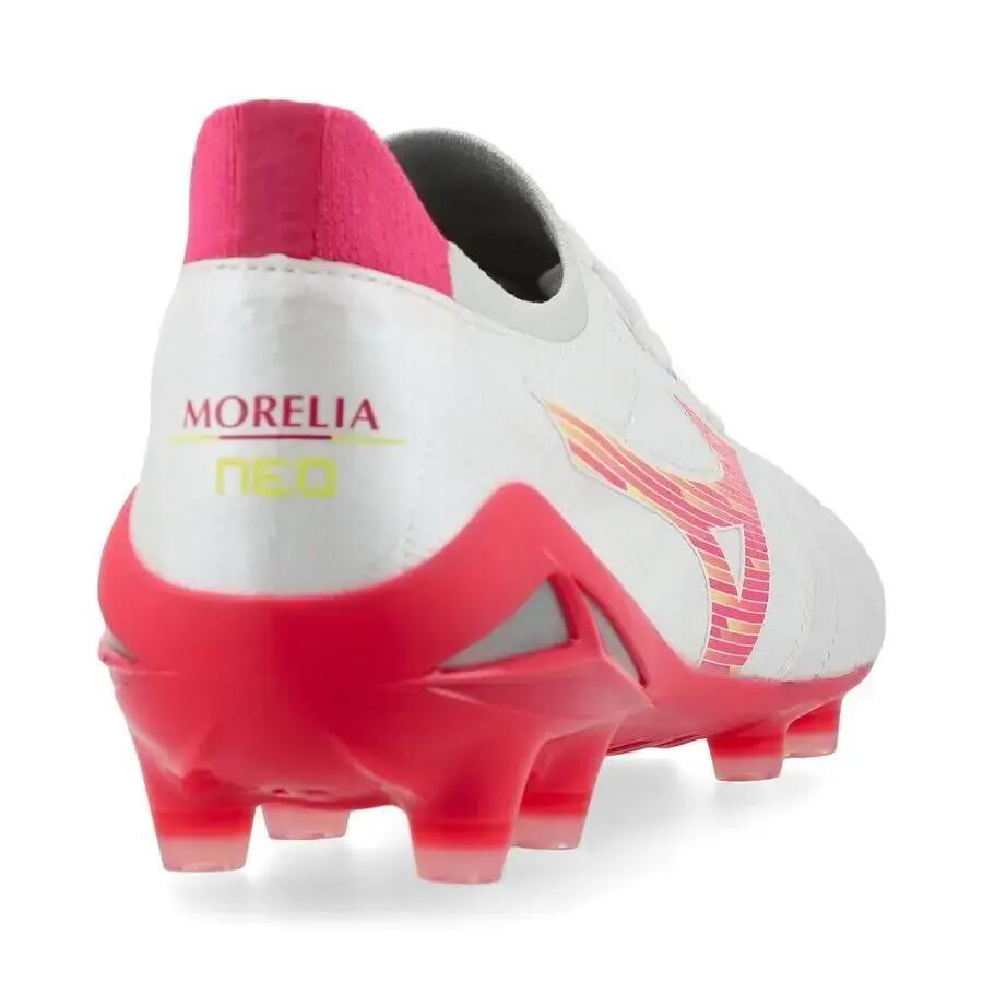 Mizuno Morelia Neo IV Beta Elite White and Pink 7/7