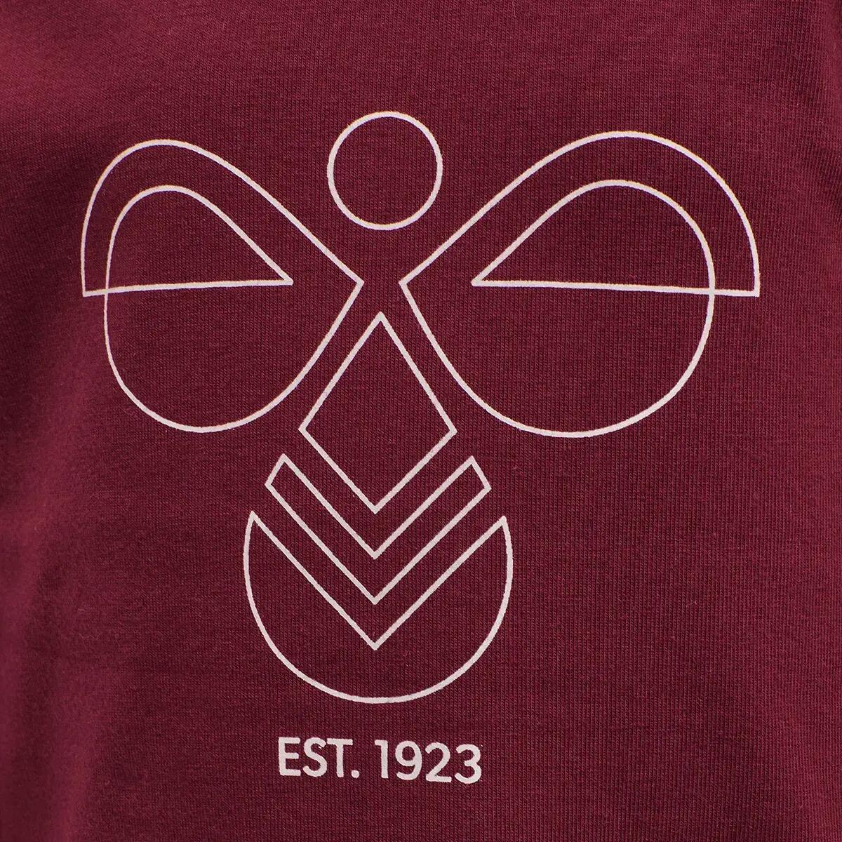 hummel T-shirt manches longues hmlHEAVENLY en coton extensible – CABERNET 4/5