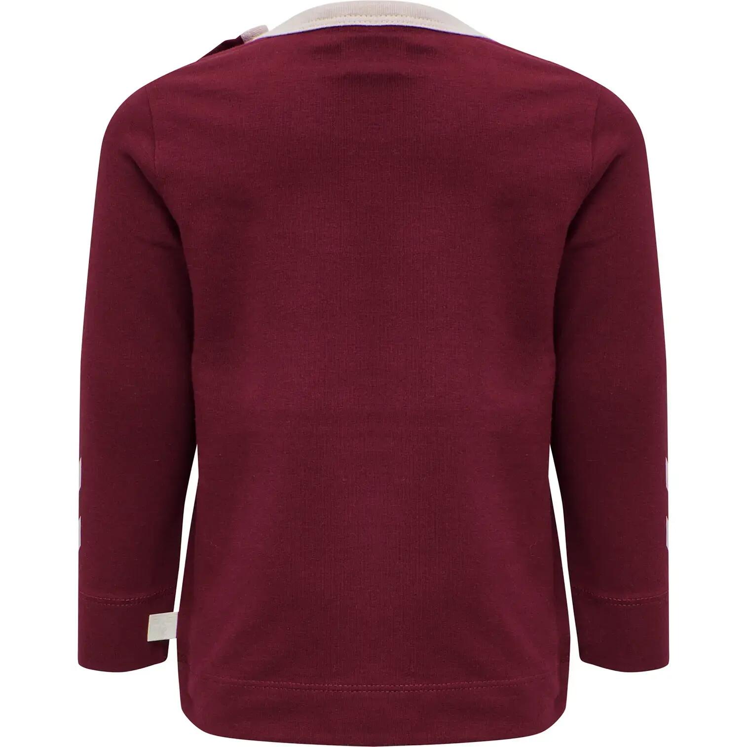 hummel T-shirt manches longues hmlHEAVENLY en coton extensible – CABERNET 3/5