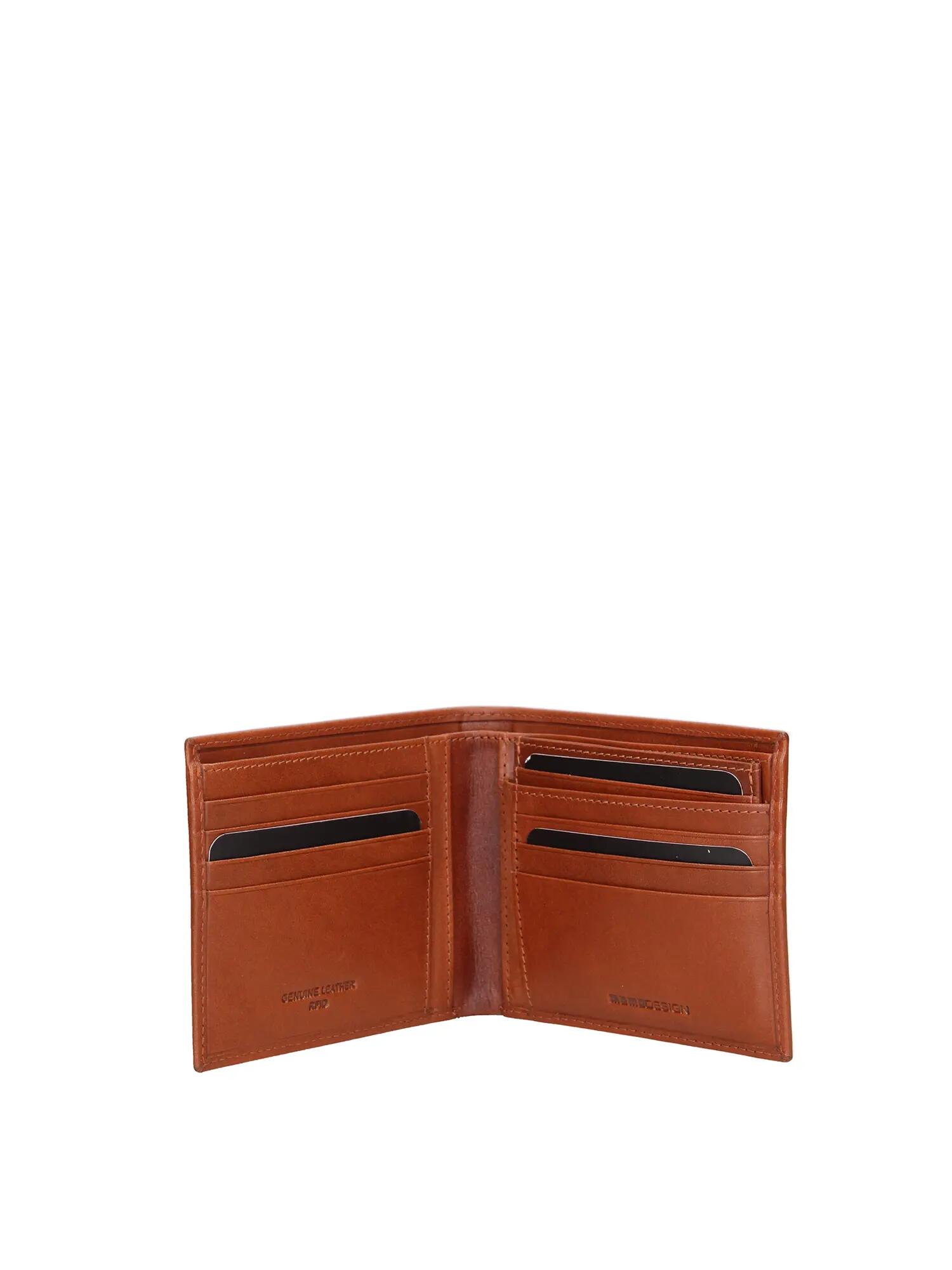 Herrengeldbörse Momo Design Echtleder Kompakt 11,5x9 cm 4/4