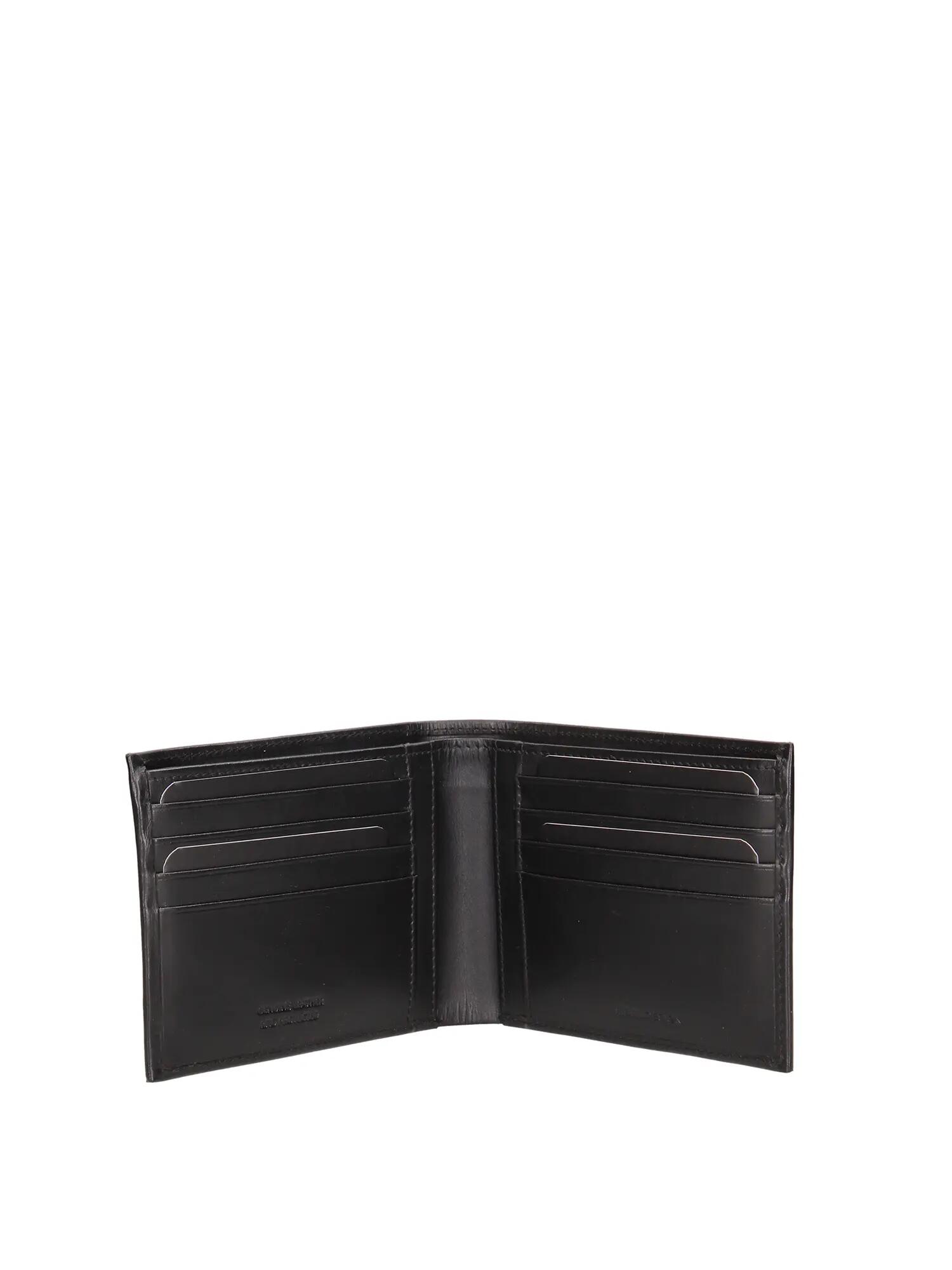 Men's Black Leather Wallet - Momo Design Minimalist Style 4/4